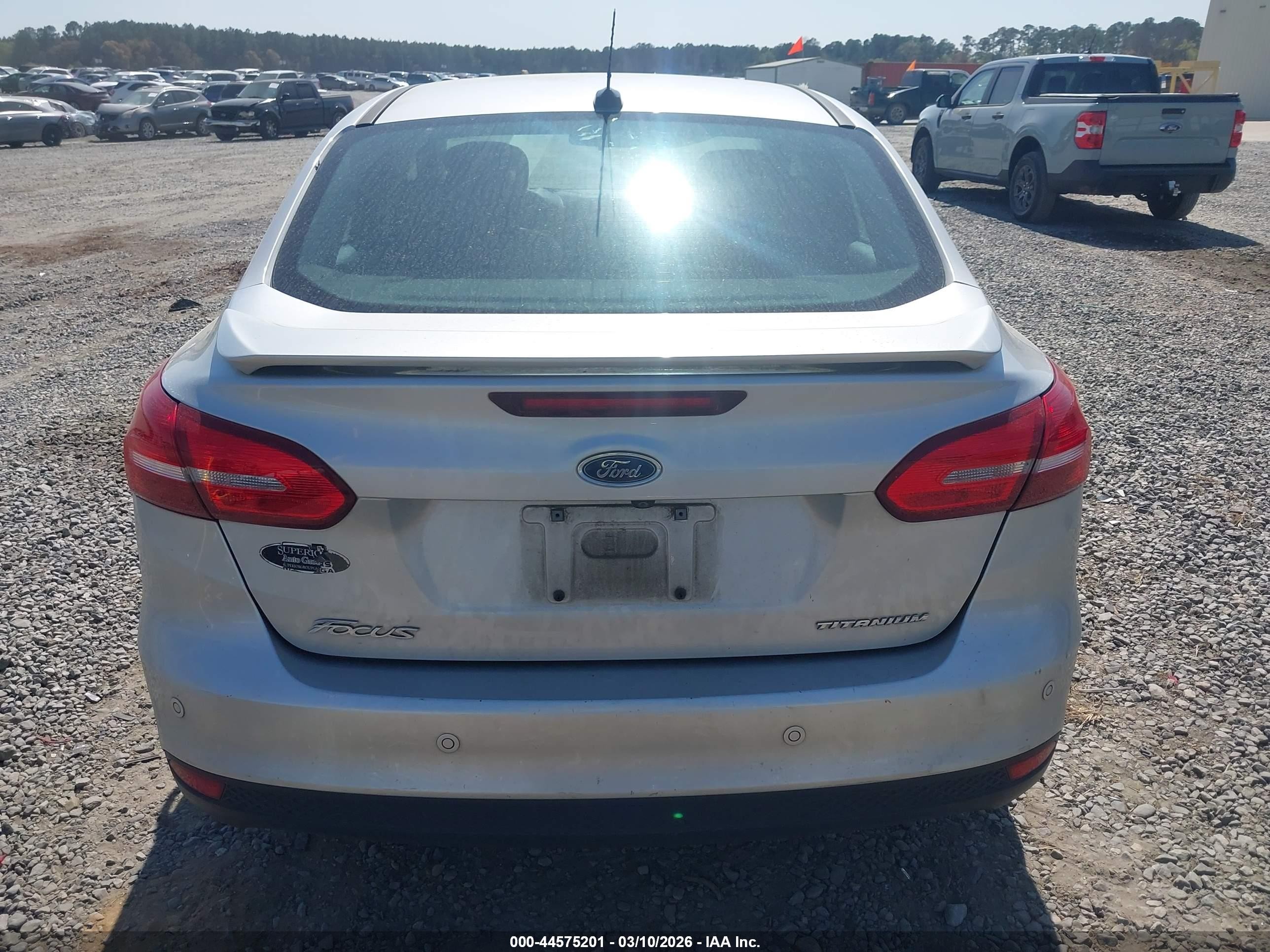 2017 Ford Focus Titanium Silver vin: 1FADP3J24HL268368