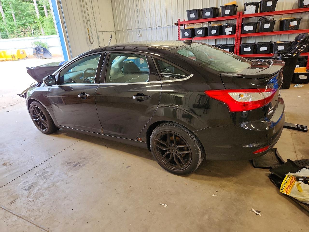 2013 Ford Focus Titanium Черный vin: 1FADP3J25DL107571