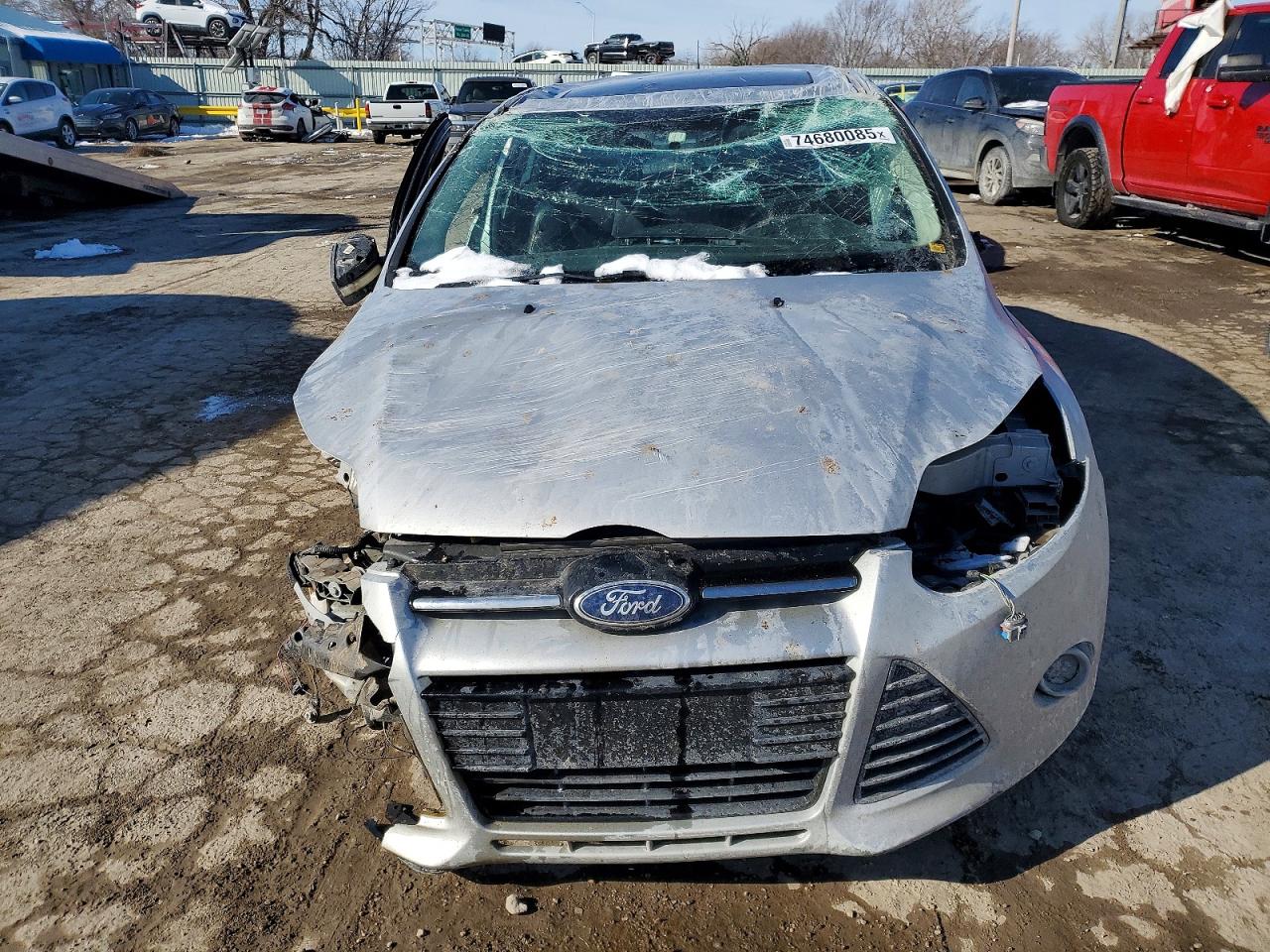 2013 Ford Focus Titanium Silver vin: 1FADP3J25DL124113