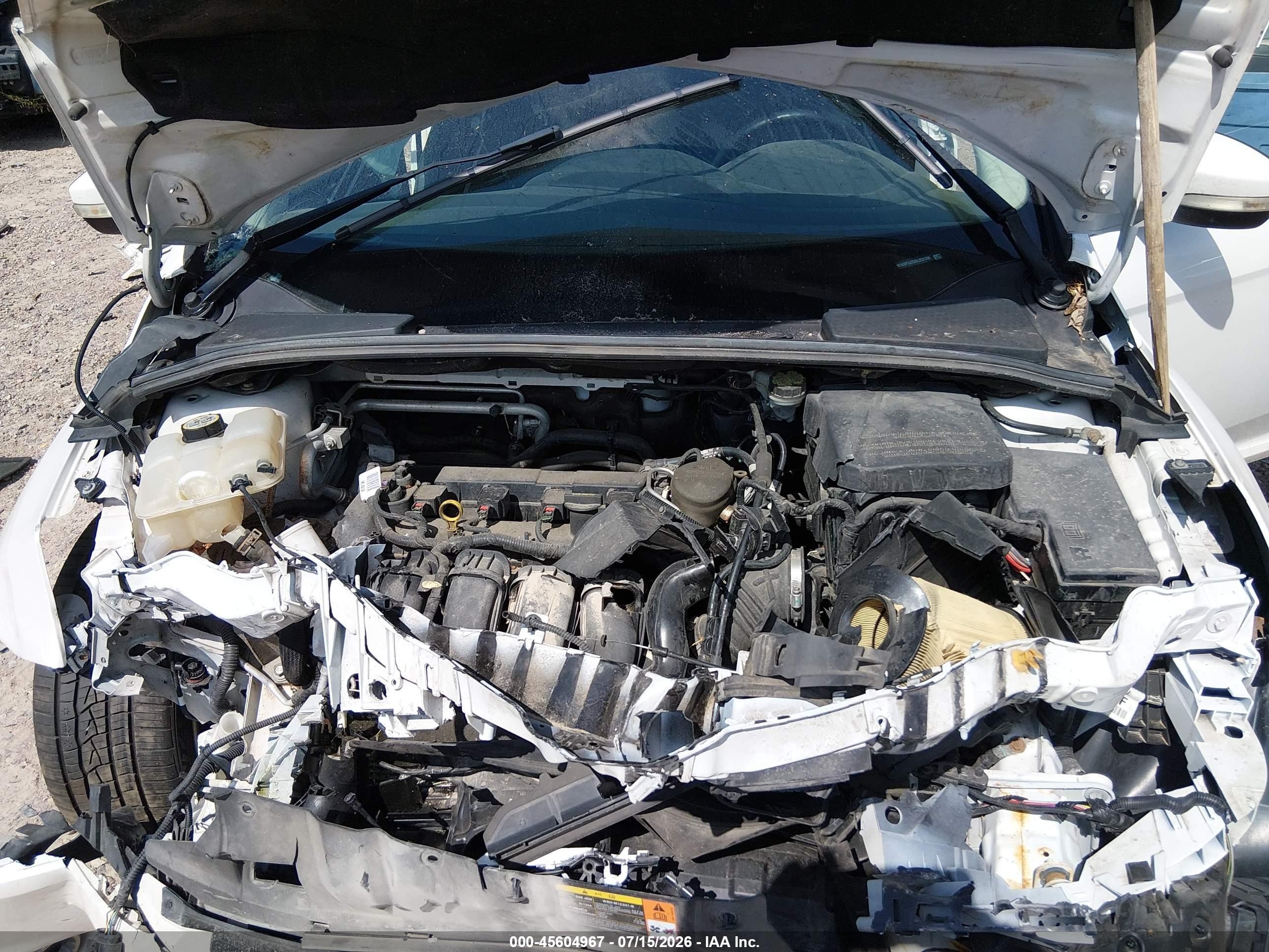 2013 Ford Focus Titanium White vin: 1FADP3J25DL252108