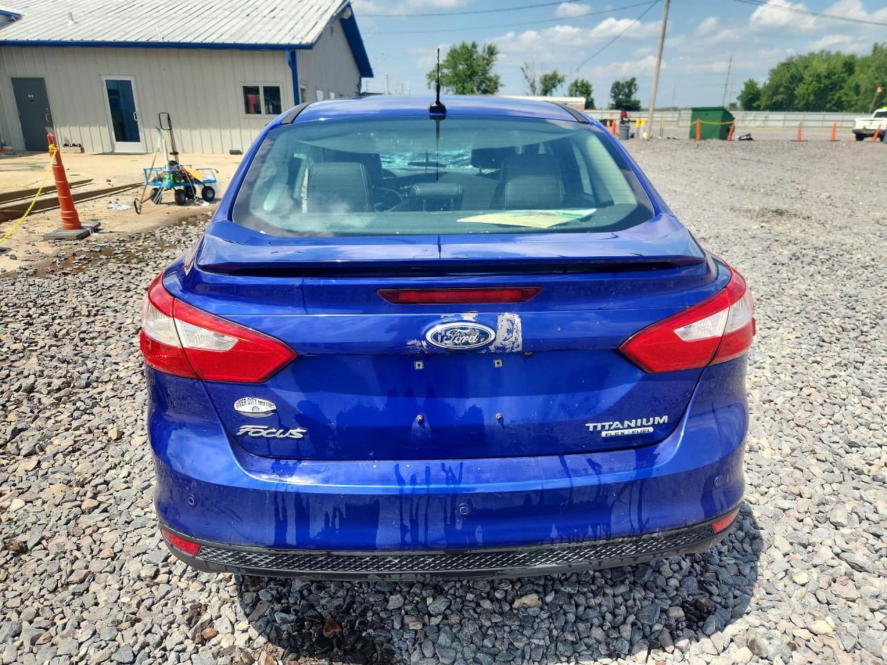 2013 Ford Focus Titanium Blue vin: 1FADP3J25DL301162
