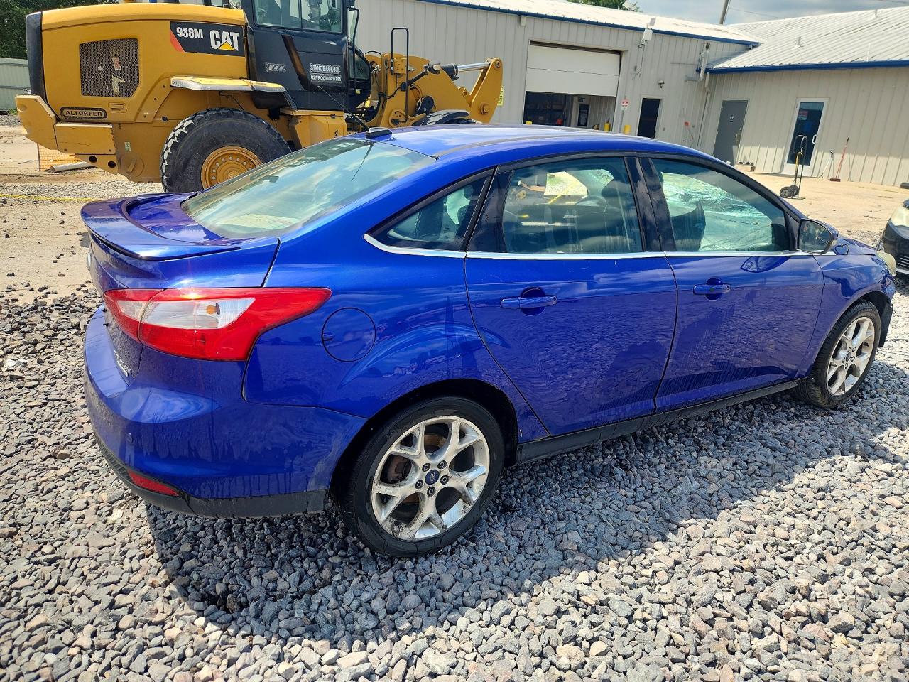 2013 Ford Focus Titanium Blue vin: 1FADP3J25DL301162