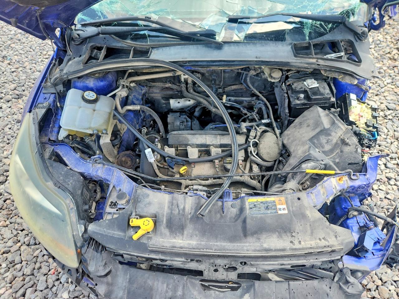 2013 Ford Focus Titanium Blue vin: 1FADP3J25DL301162