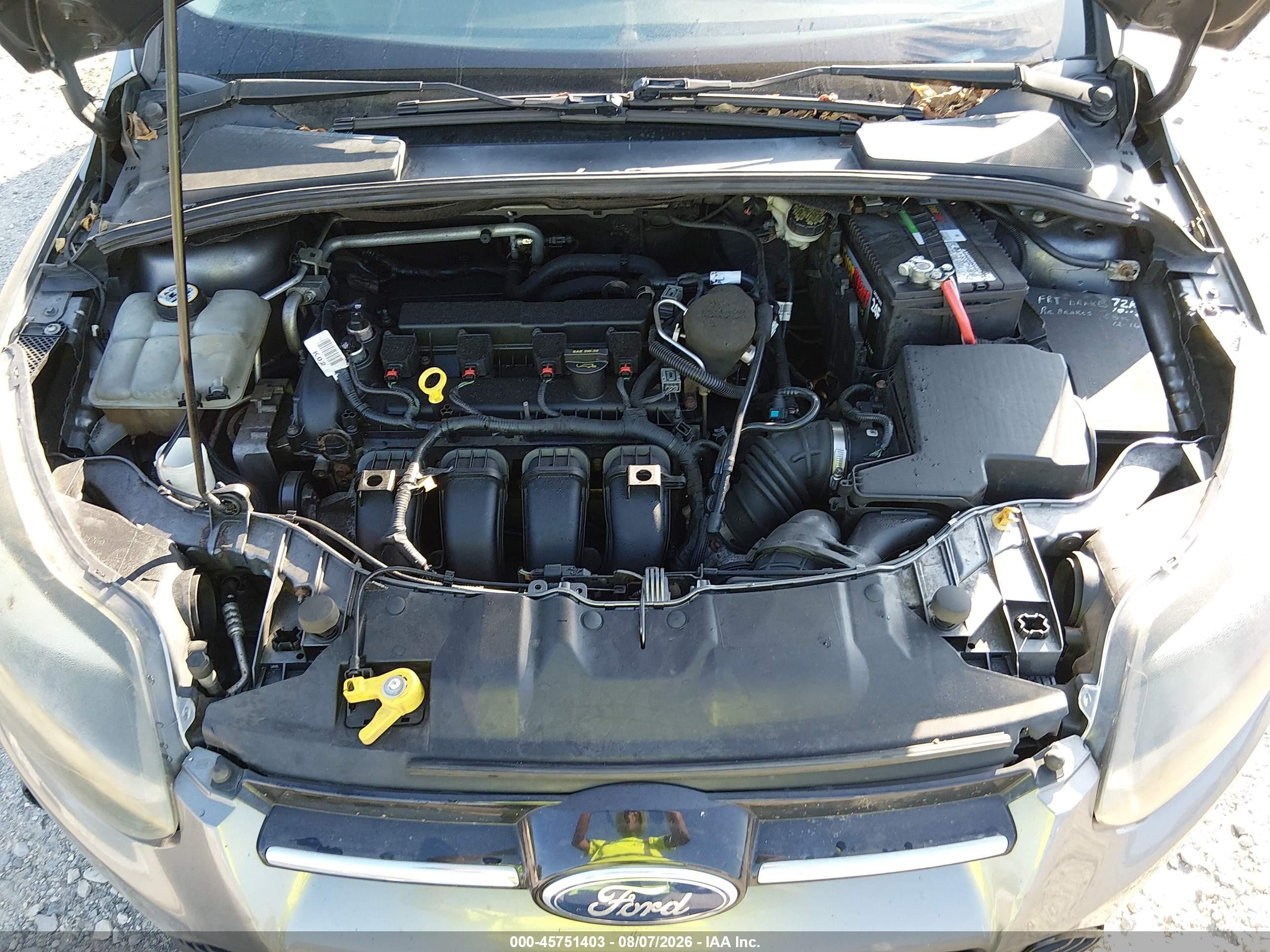 2013 Ford Focus Titanium Gray vin: 1FADP3J25DL378310