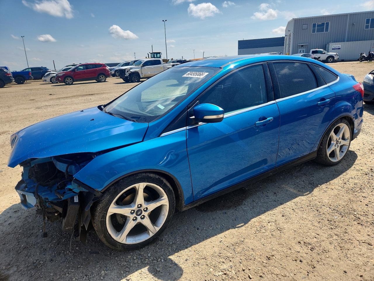 2014 Ford Focus Titanium Blue vin: 1FADP3J25EL146307