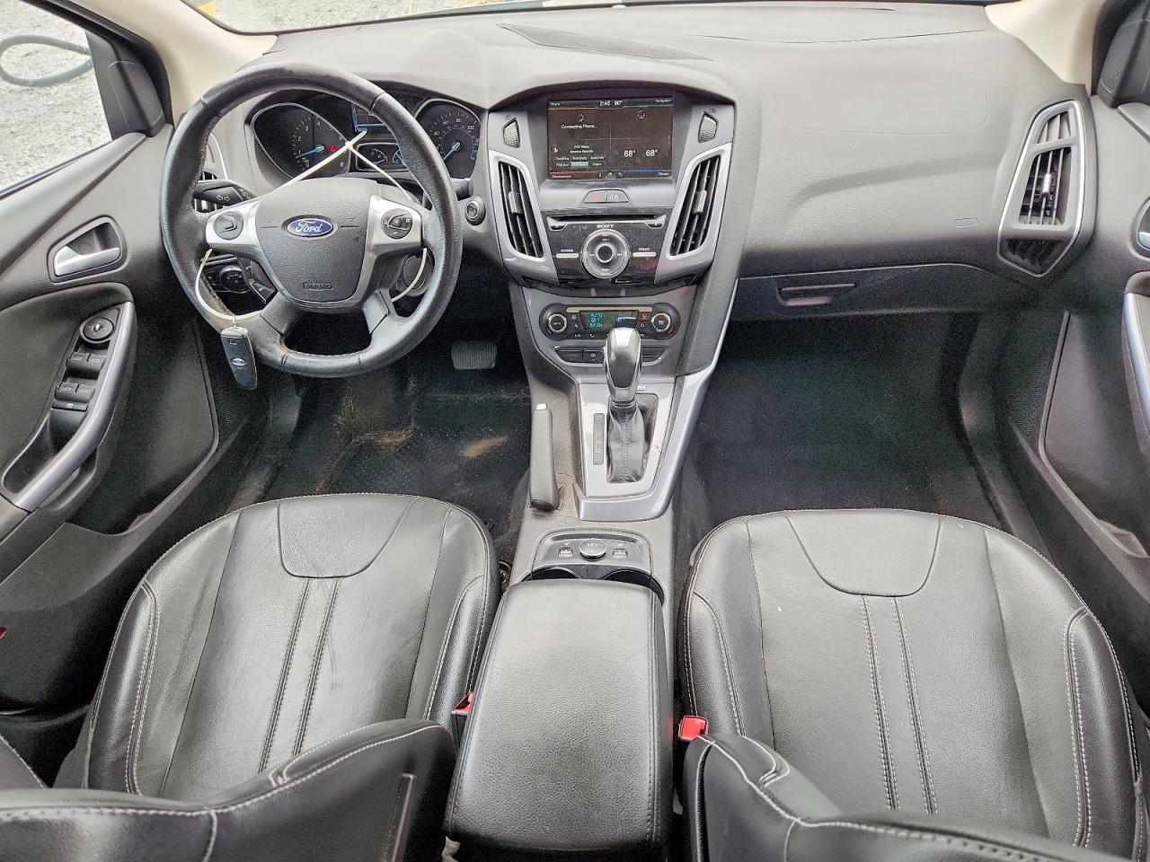 2014 Ford Focus Titanium White vin: 1FADP3J25EL297907