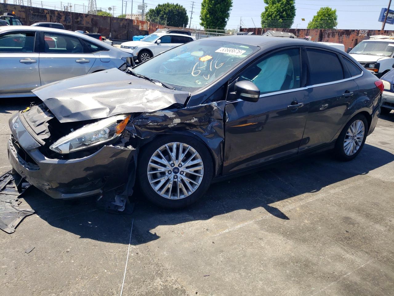 2015 Ford Focus Titanium Gray vin: 1FADP3J25FL231858