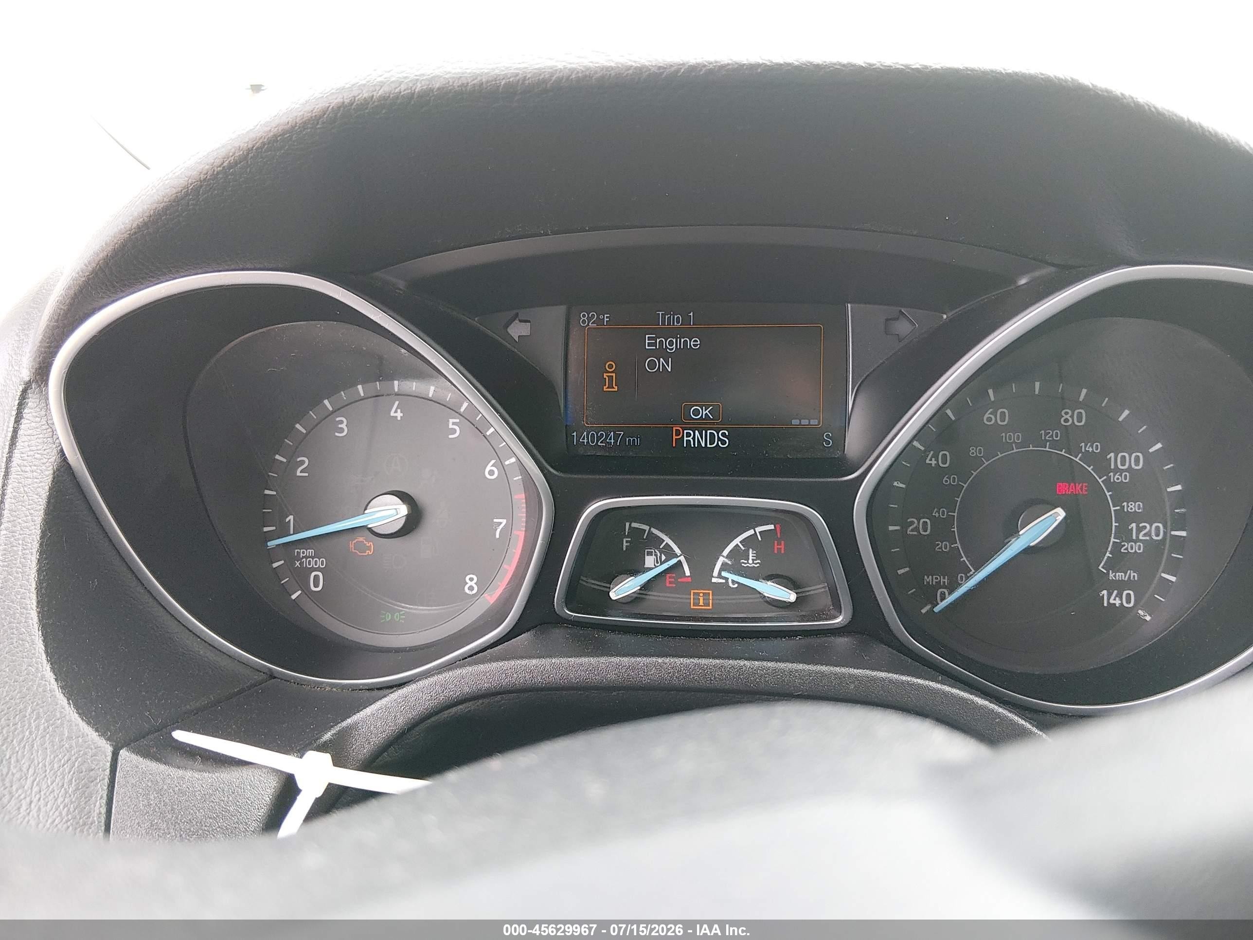 2015 Ford Focus Titanium Silver vin: 1FADP3J25FL235344