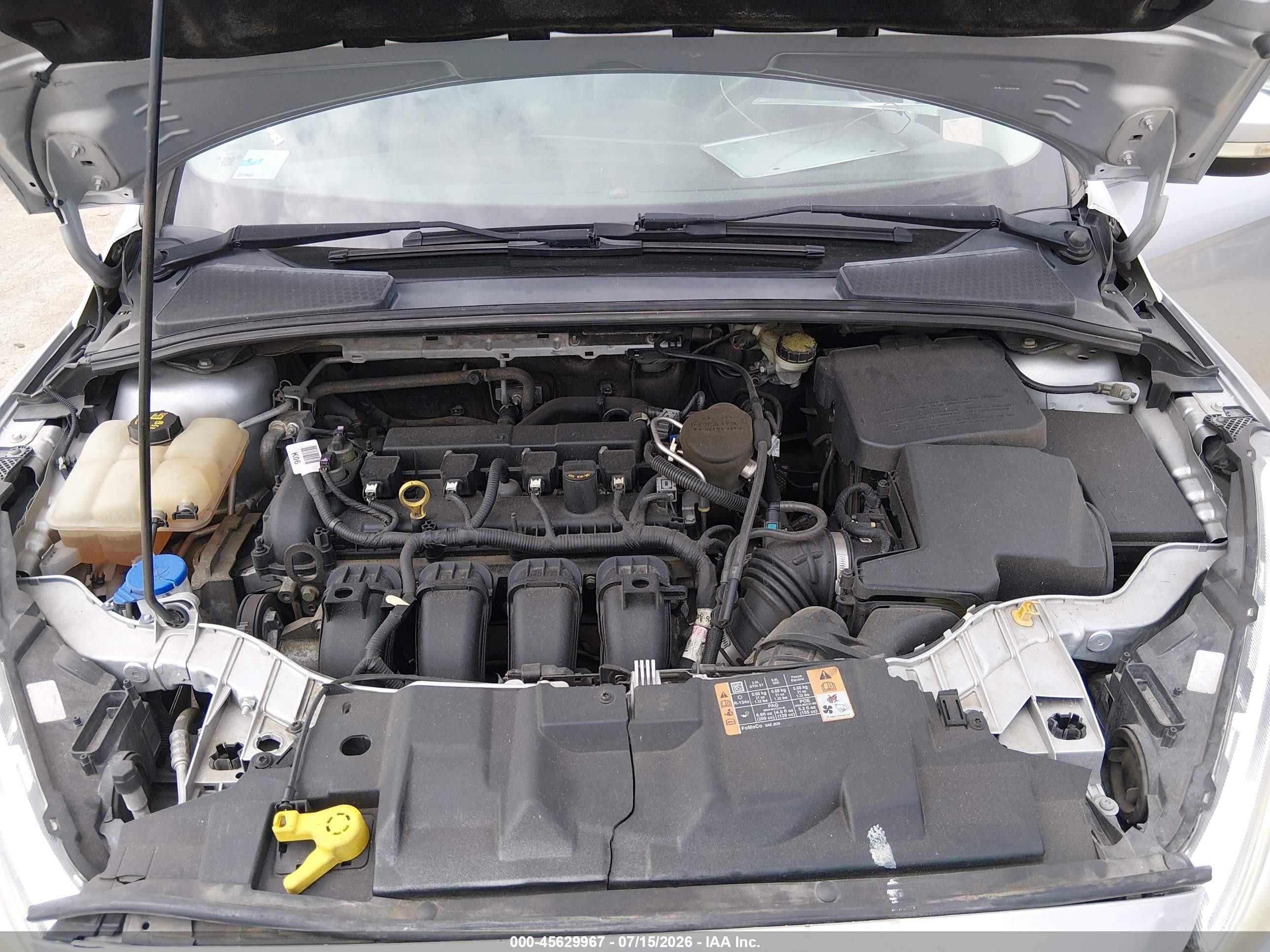 2015 Ford Focus Titanium Silver vin: 1FADP3J25FL235344