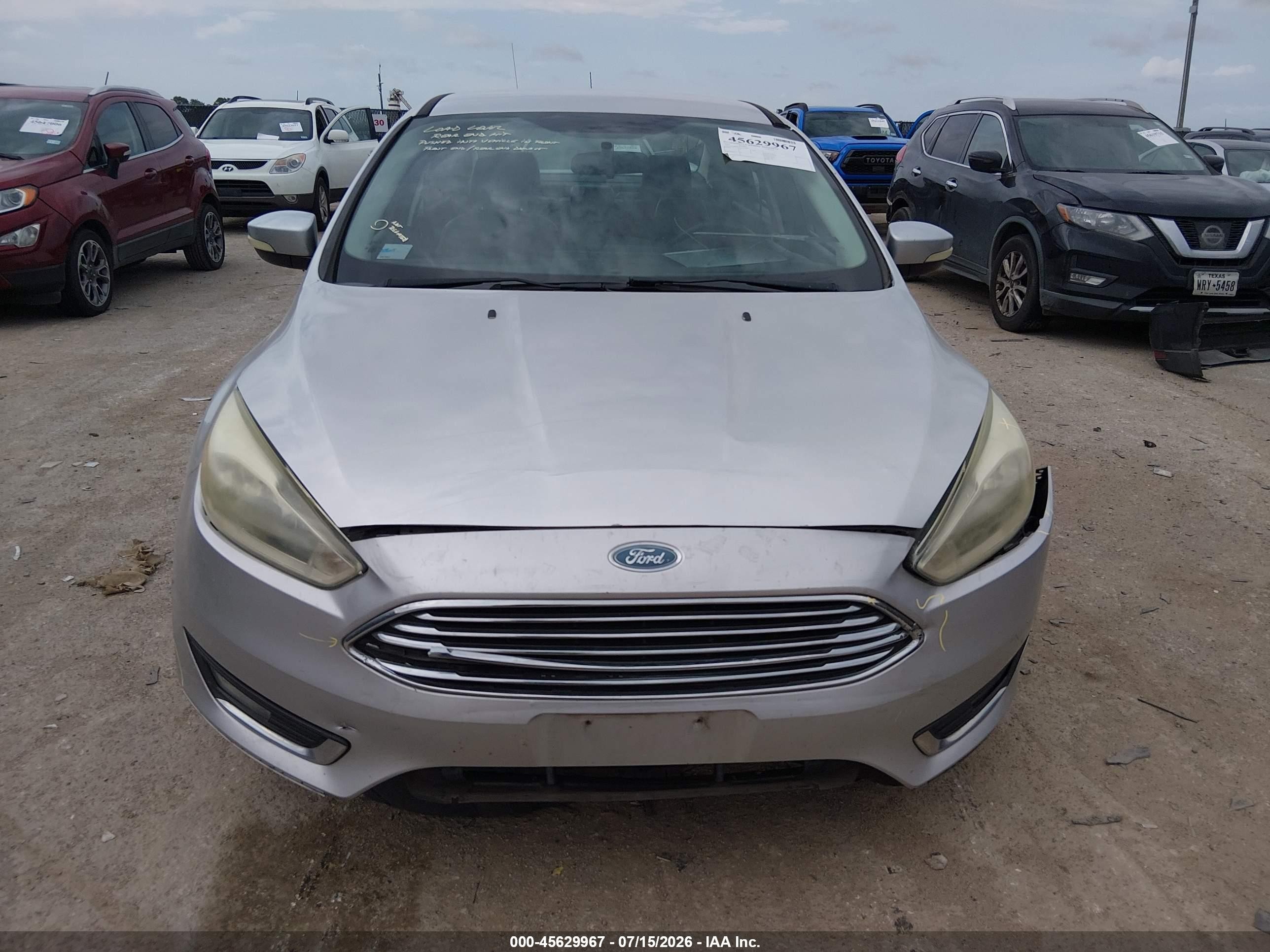 2015 Ford Focus Titanium Silver vin: 1FADP3J25FL235344