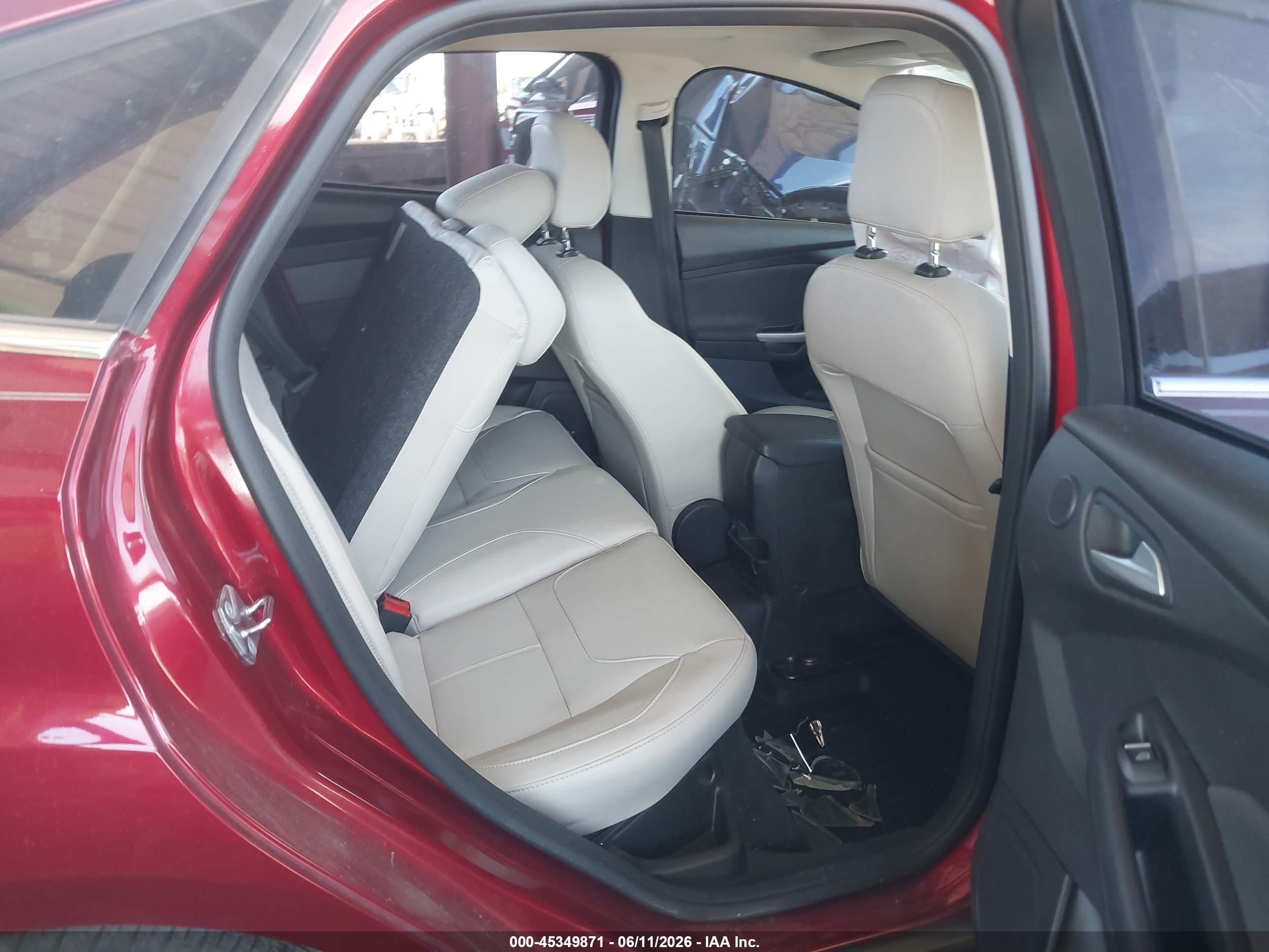 2017 Ford Focus Titanium Red vin: 1FADP3J25HL255113