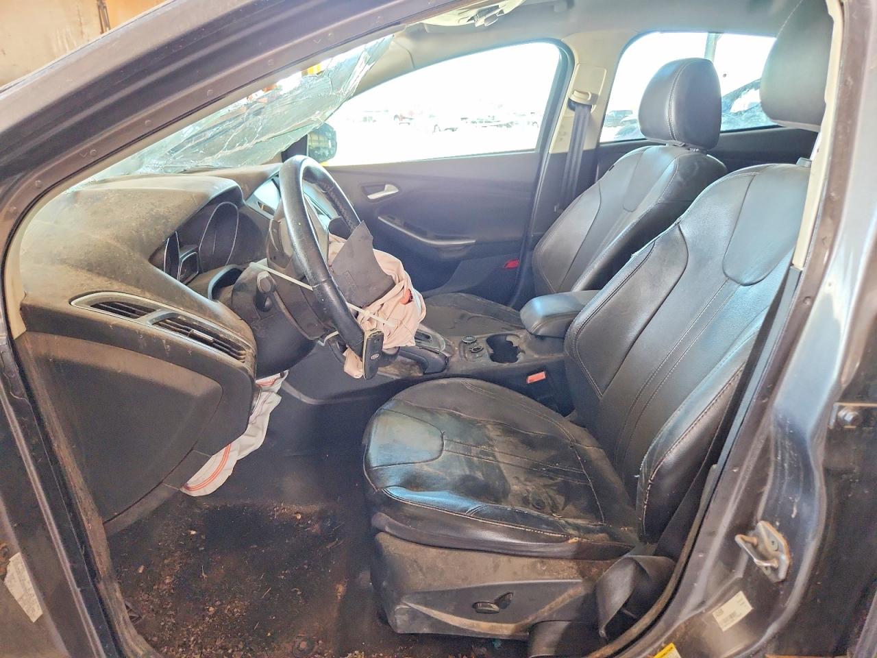 2013 Ford Focus Titanium Серый vin: 1FADP3J26DL177824