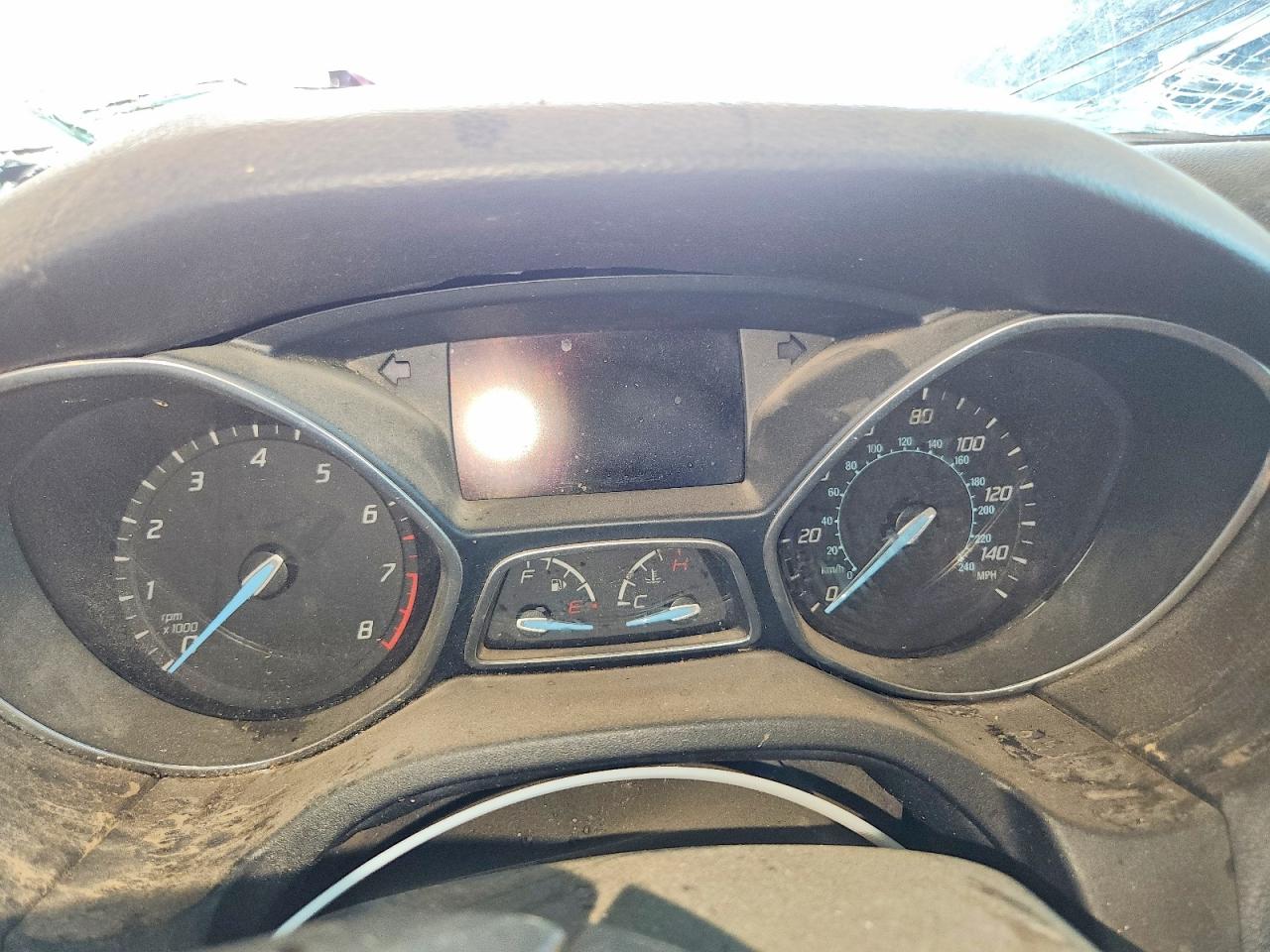 2013 Ford Focus Titanium Серый vin: 1FADP3J26DL177824