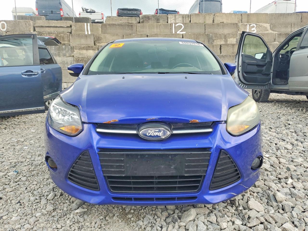 2013 Ford Focus Titanium Blue vin: 1FADP3J26DL188418
