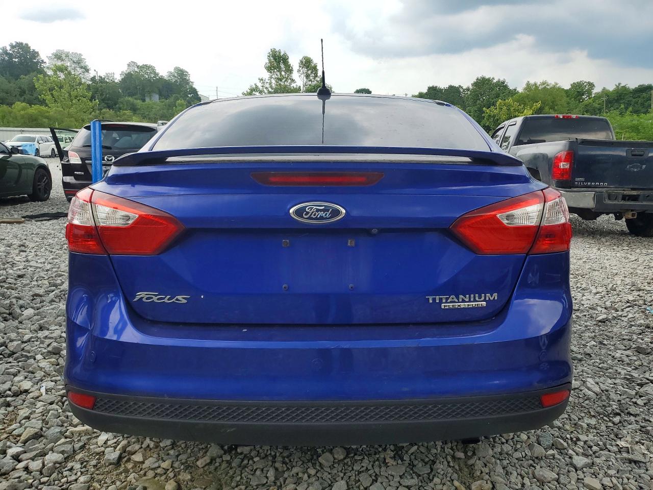 2013 Ford Focus Titanium Blue vin: 1FADP3J26DL188418
