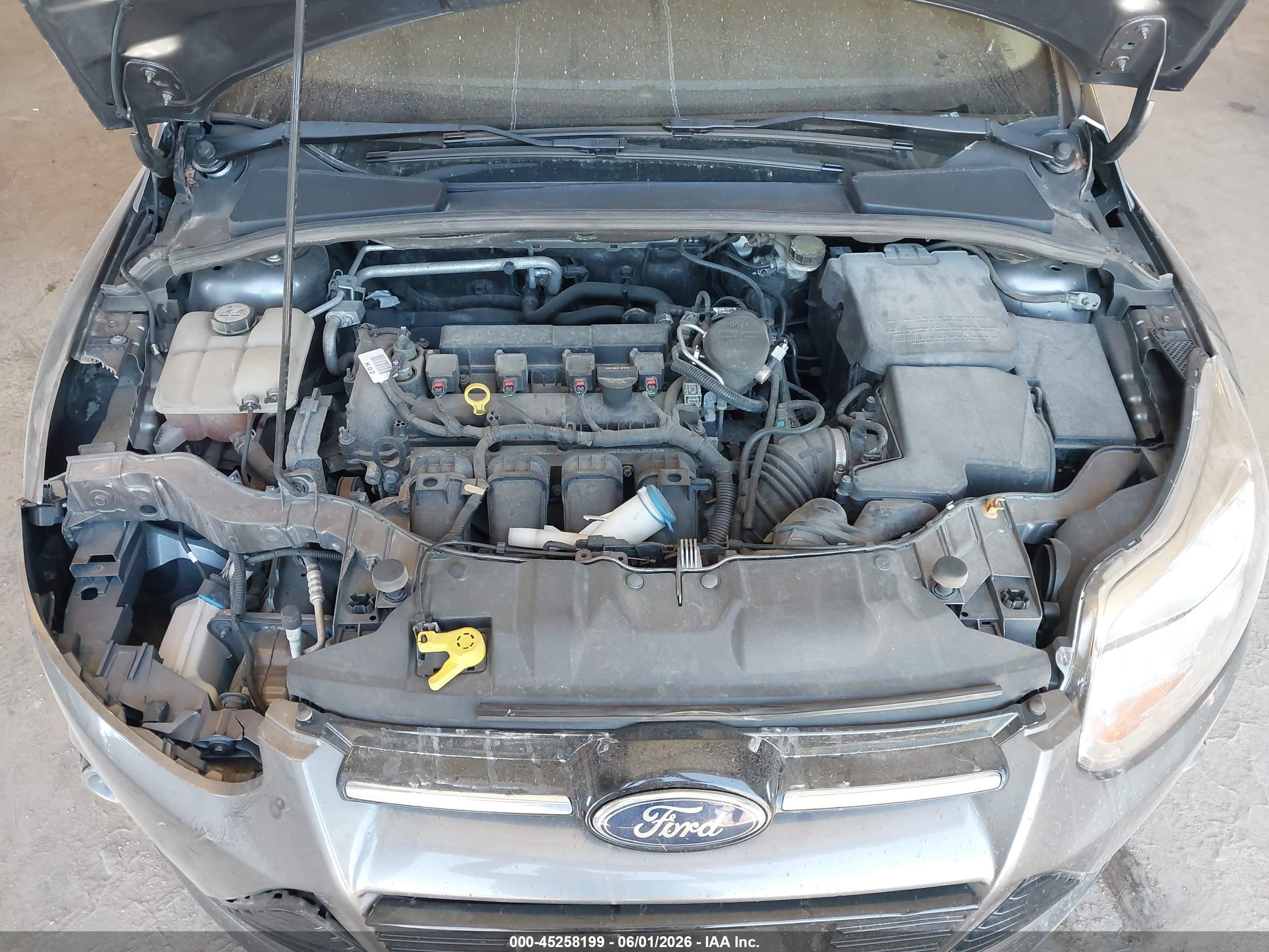 2013 Ford Focus Titanium Gray vin: 1FADP3J26DL283819