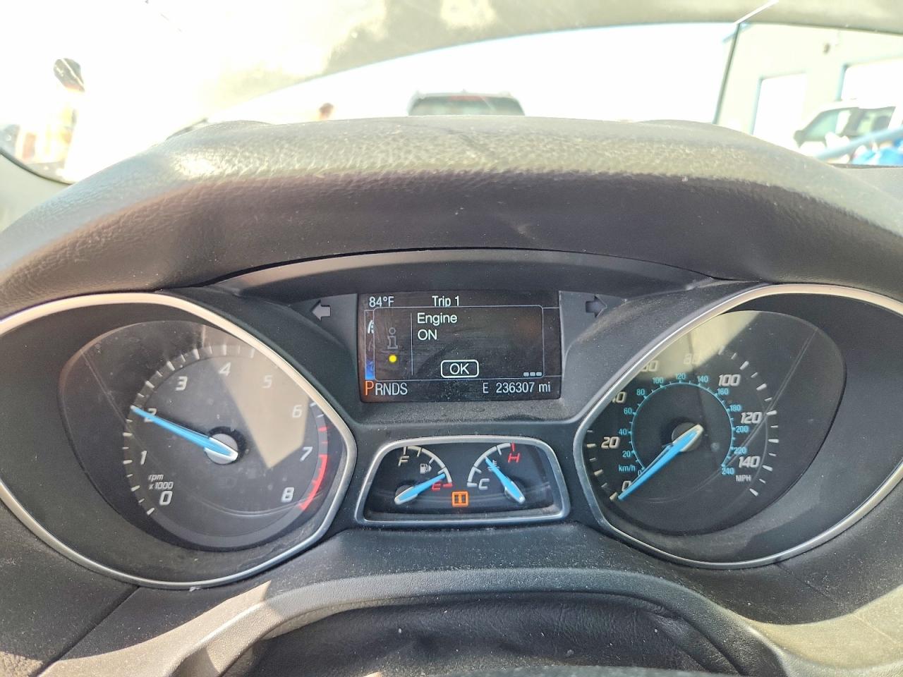 2014 Ford Focus Titanium Gray vin: 1FADP3J26EL225016