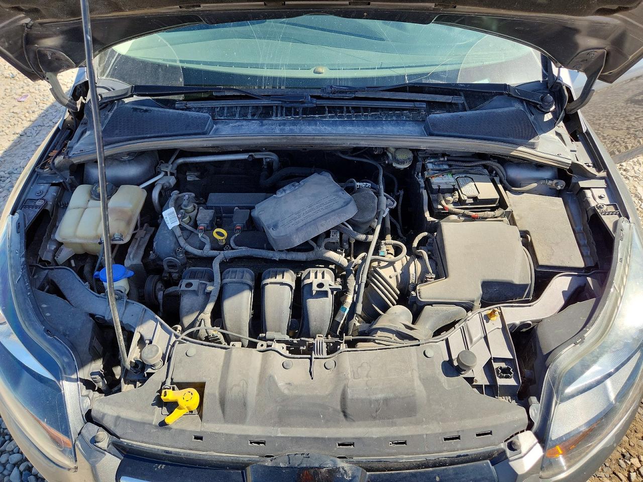2014 Ford Focus Titanium Gray vin: 1FADP3J26EL225016
