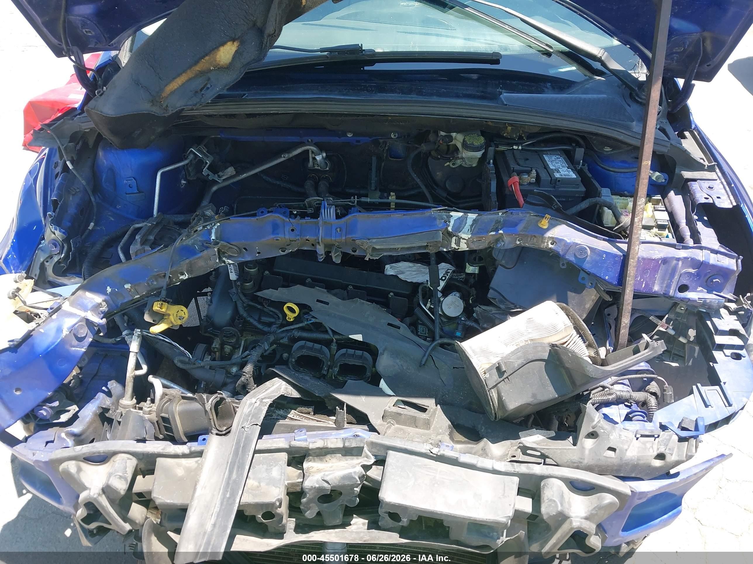 2014 Ford Focus Titanium Blue vin: 1FADP3J26EL357564