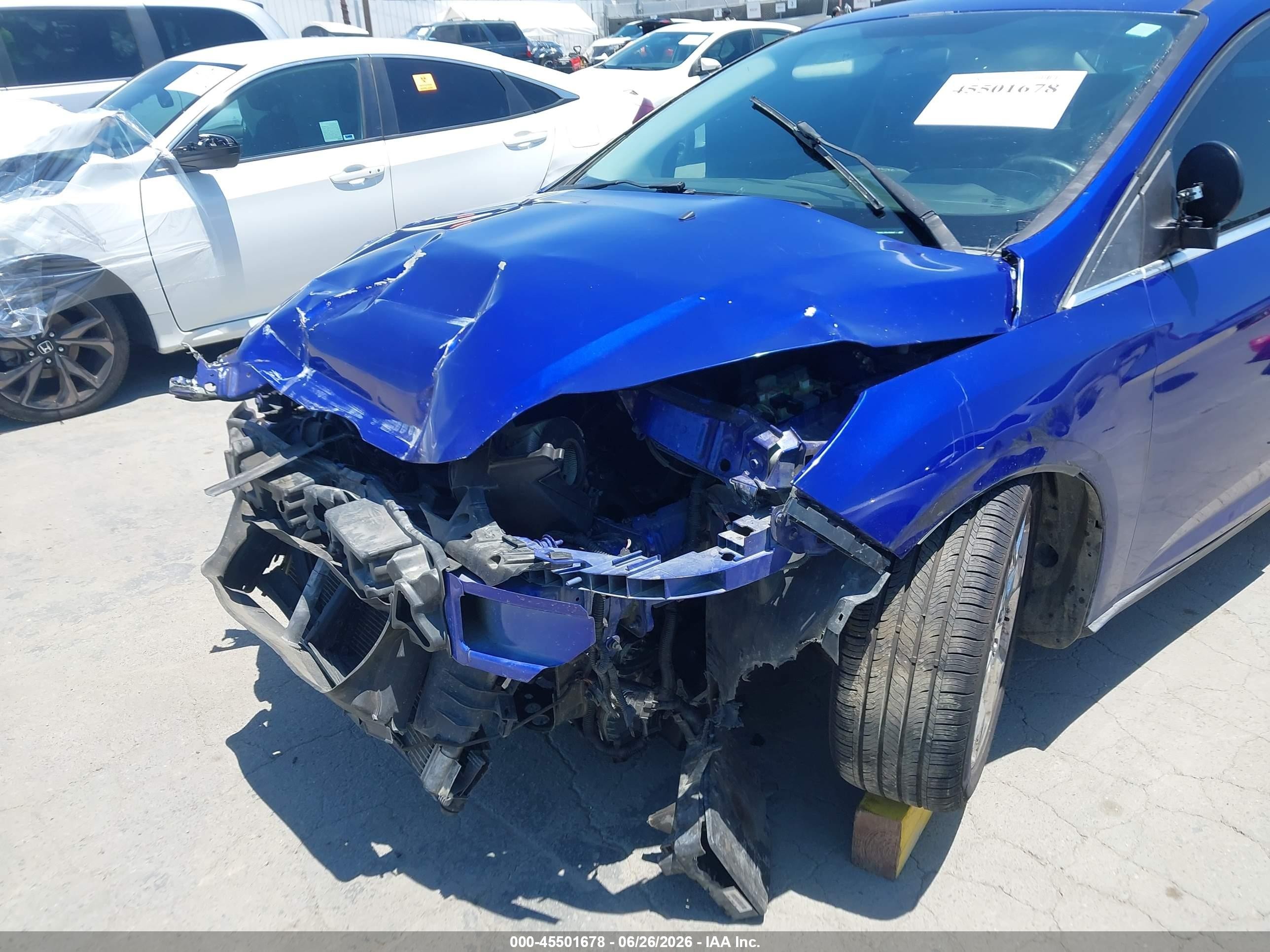 2014 Ford Focus Titanium Blue vin: 1FADP3J26EL357564