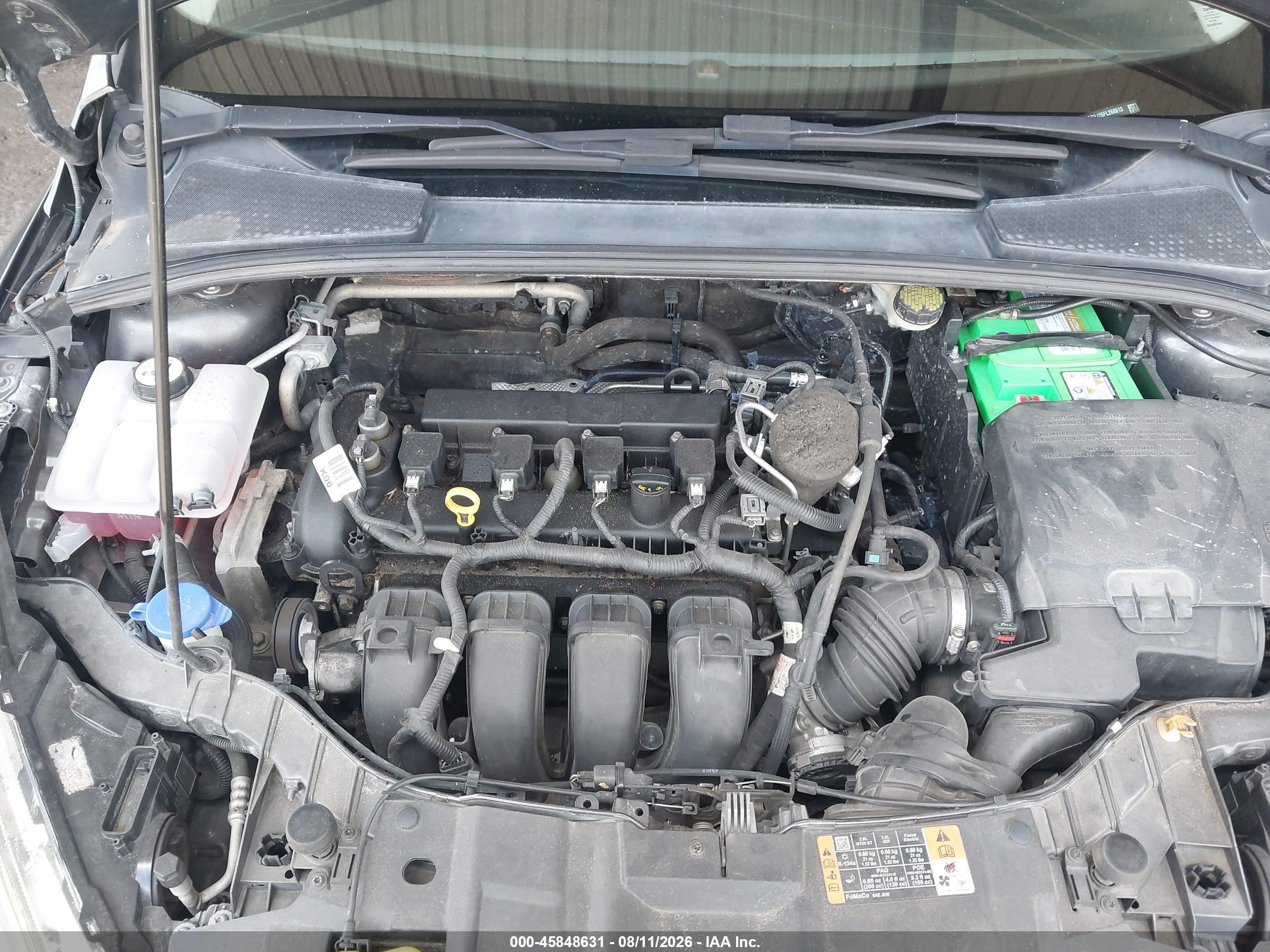 2015 Ford Focus Titanium Gray vin: 1FADP3J26FL268613