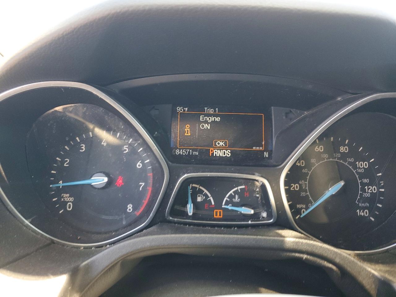 2015 Ford Focus Titanium Gray vin: 1FADP3J26FL275688