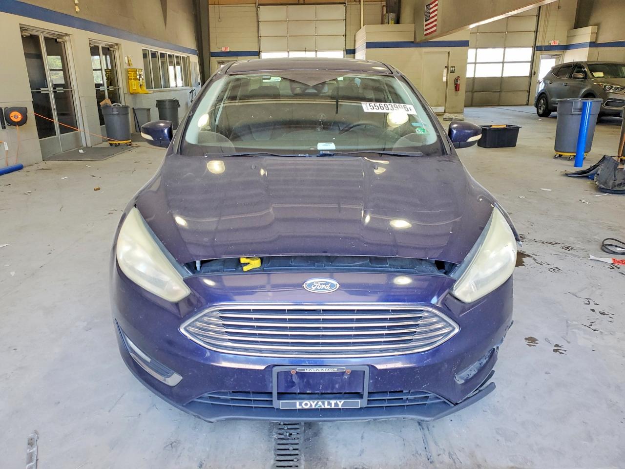 2016 Ford Focus Titanium Blue vin: 1FADP3J26GL335759