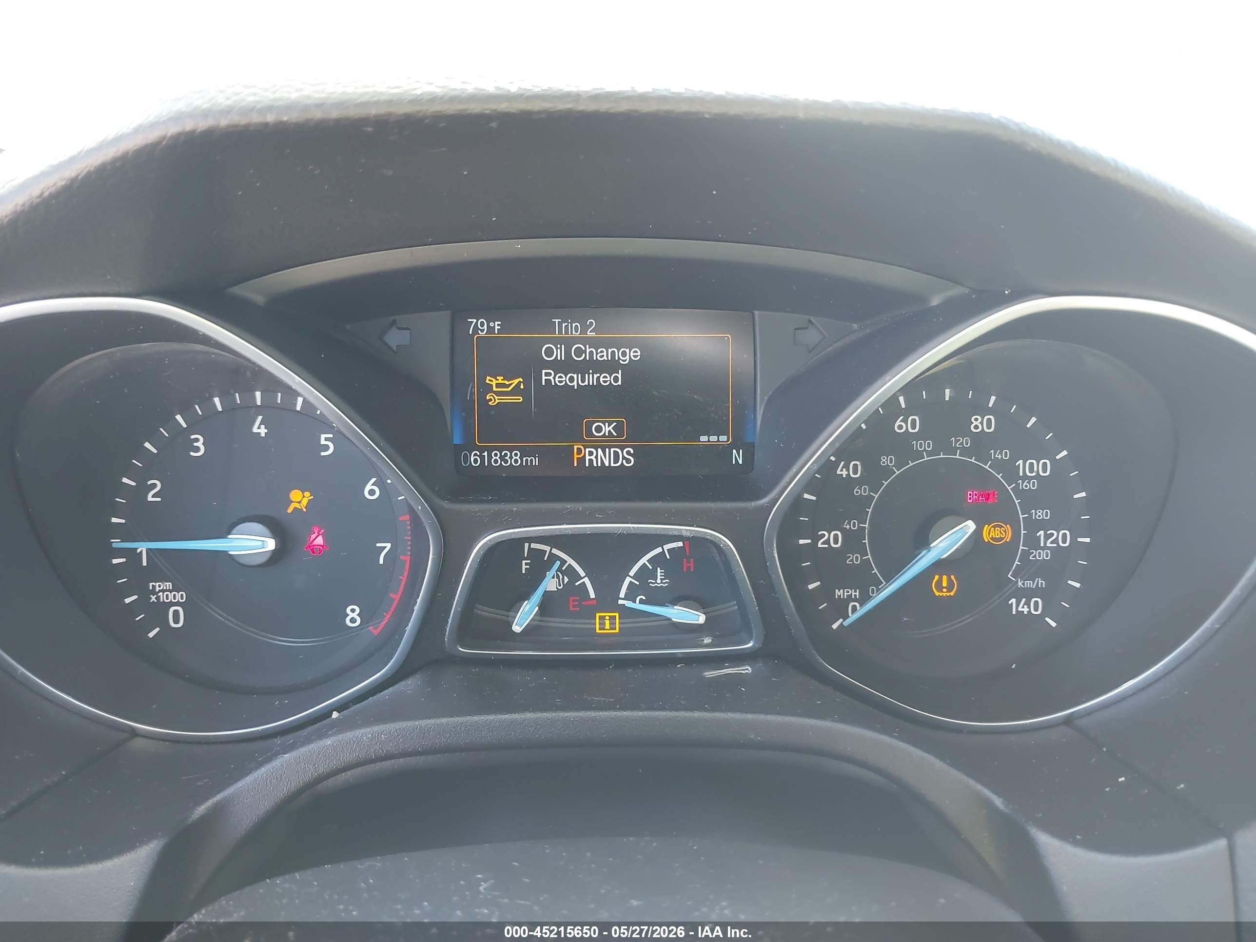 2018 Ford Focus Titanium Red vin: 1FADP3J26JL314725
