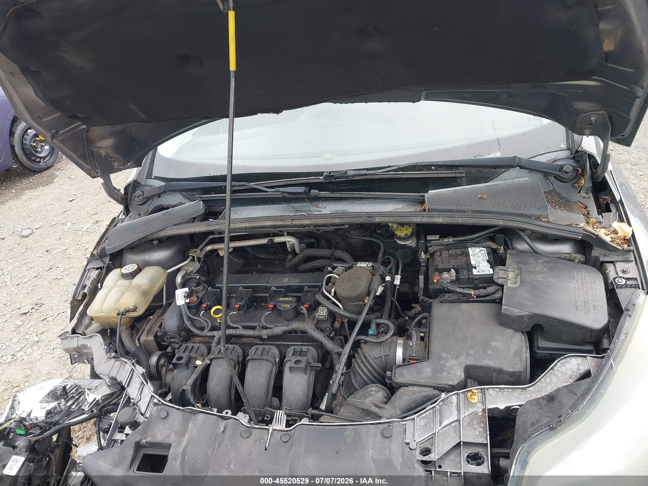 2013 Ford Focus Titanium Gray vin: 1FADP3J27DL128972