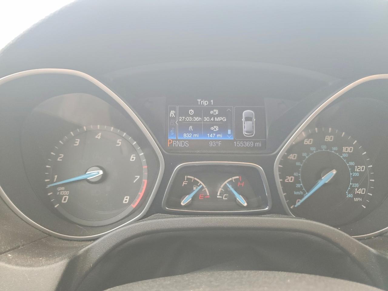 2014 Ford Focus Titanium Угольный vin: 1FADP3J27EL101403