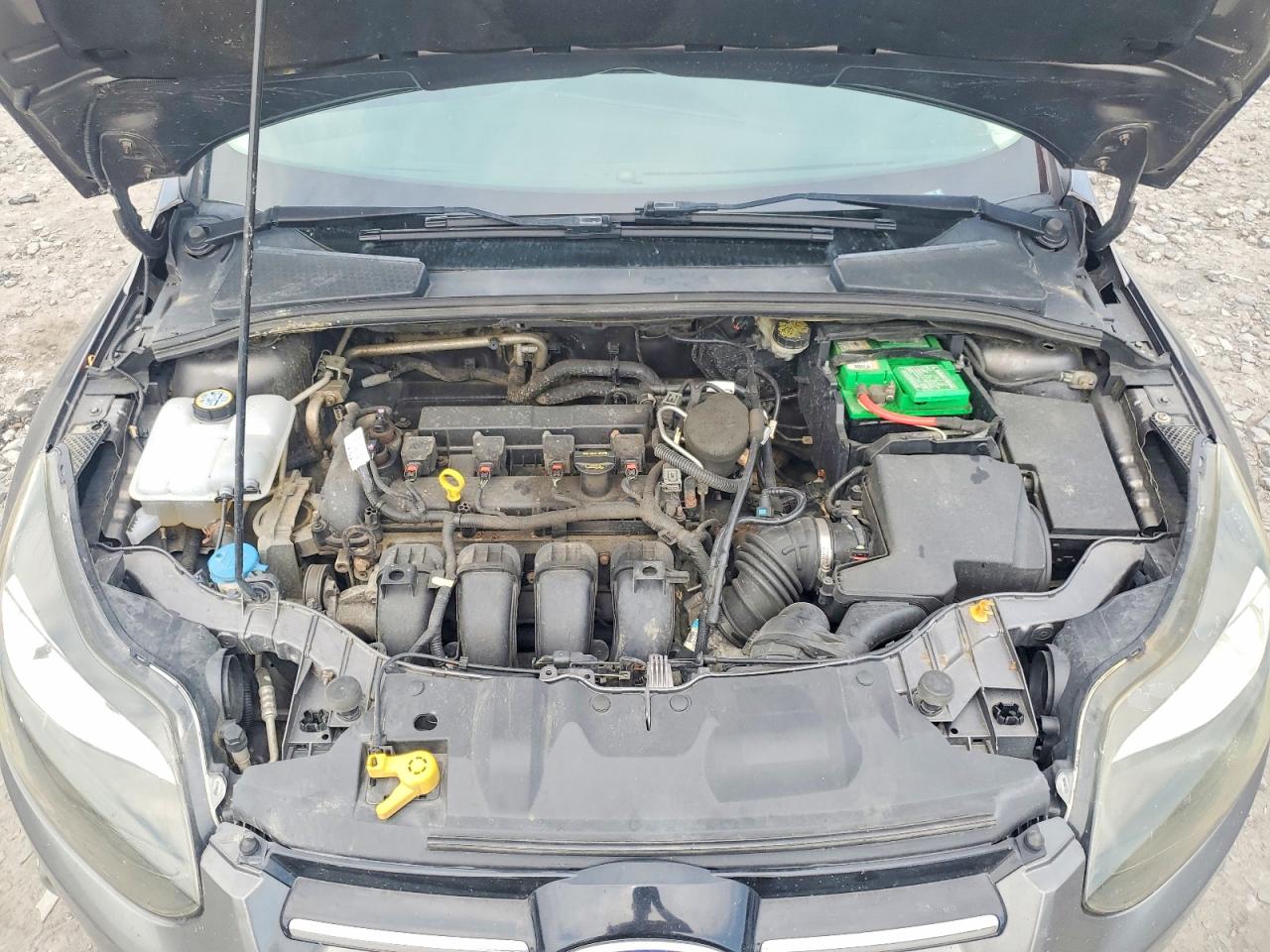 2014 Ford Focus Titanium Угольный vin: 1FADP3J27EL101403