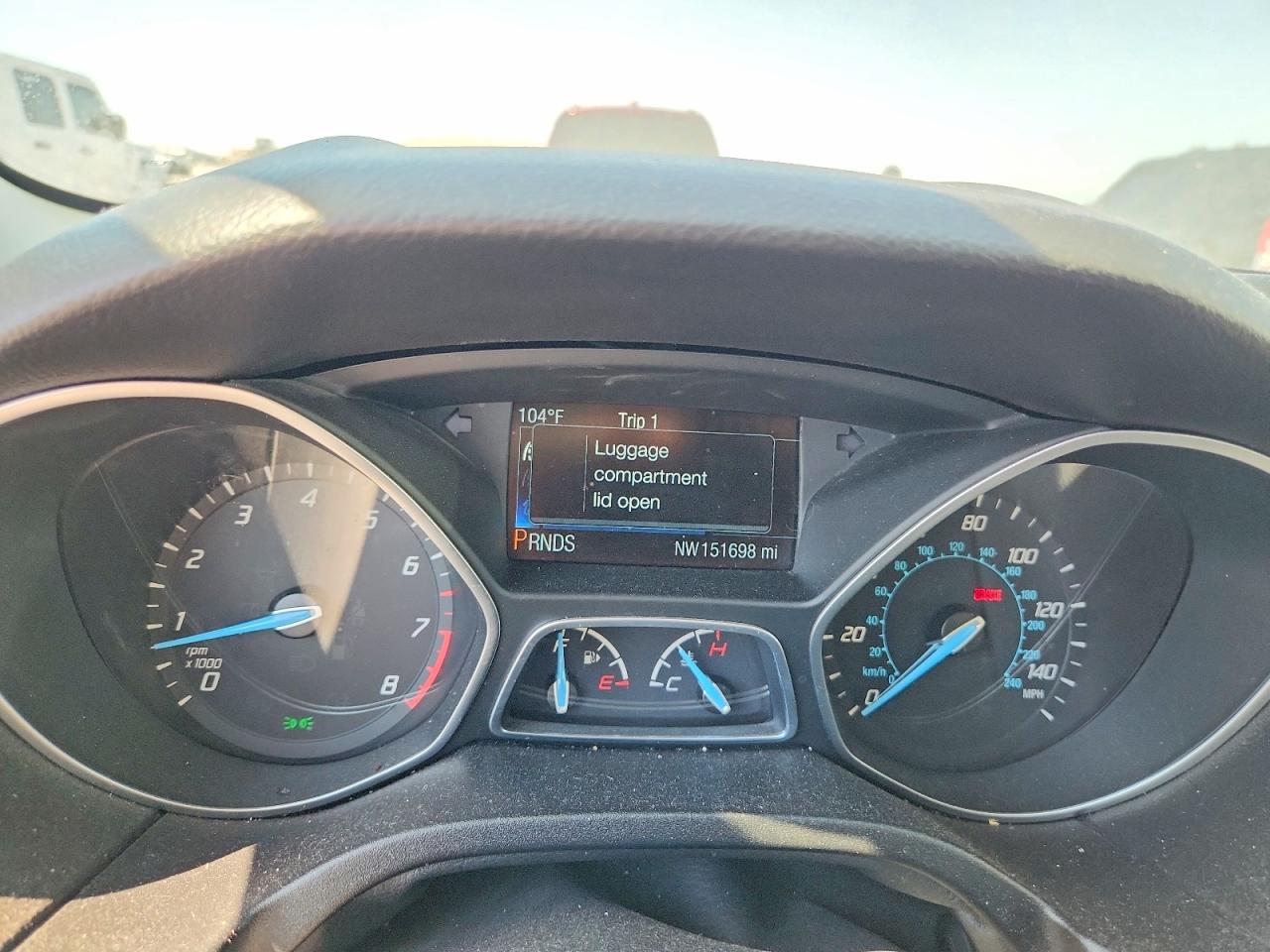2014 Ford Focus Titanium Серый vin: 1FADP3J27EL224344