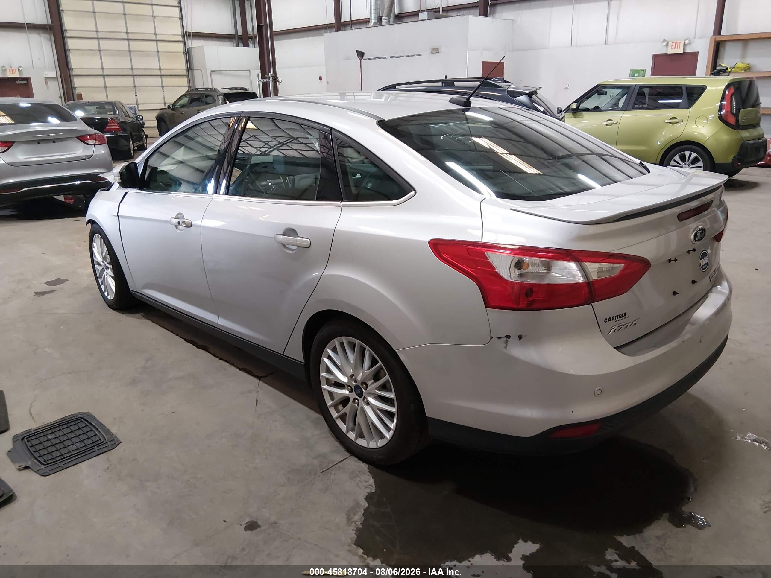 2014 Ford Focus Titanium Gray vin: 1FADP3J27EL247350