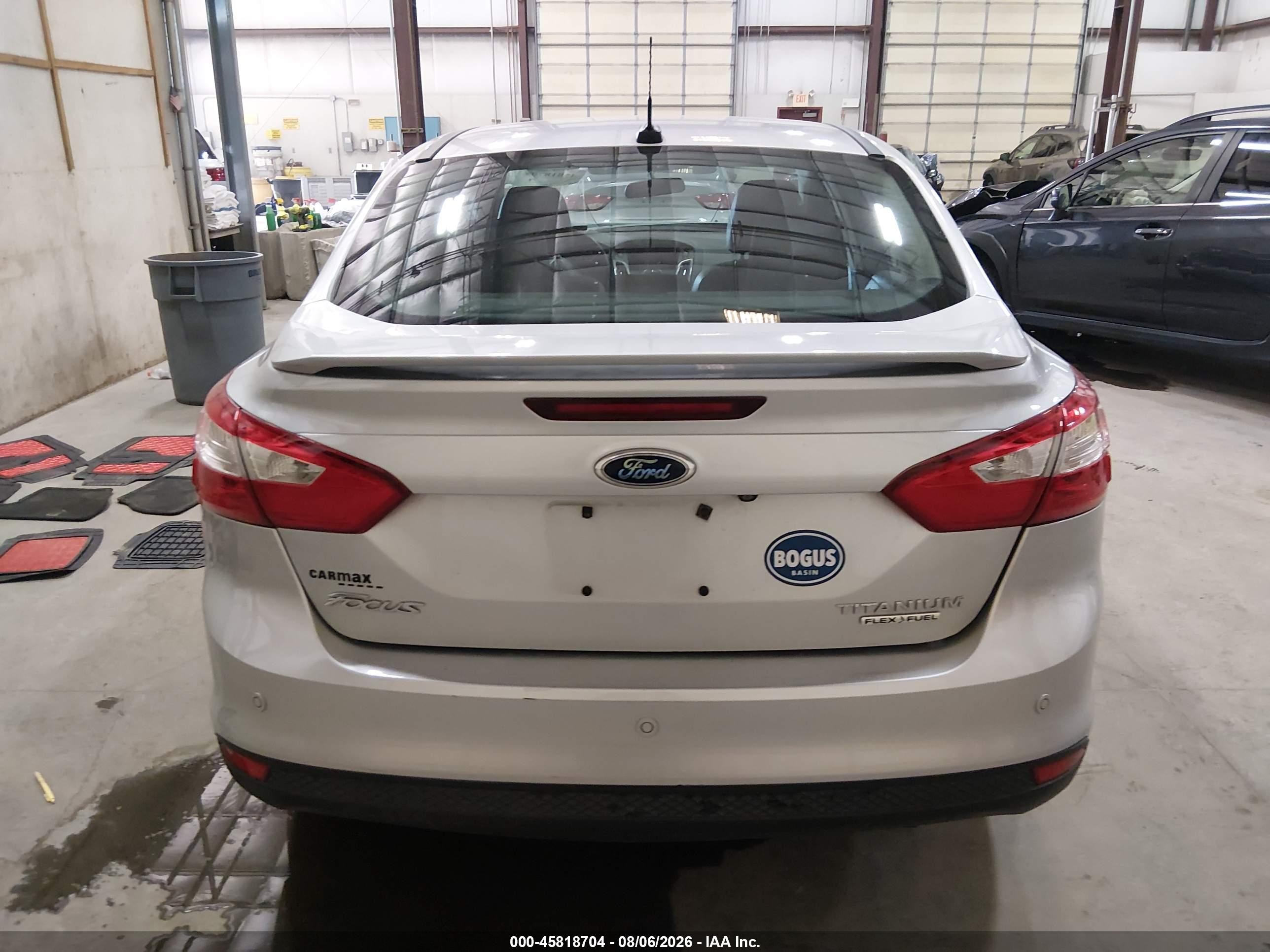2014 Ford Focus Titanium Gray vin: 1FADP3J27EL247350