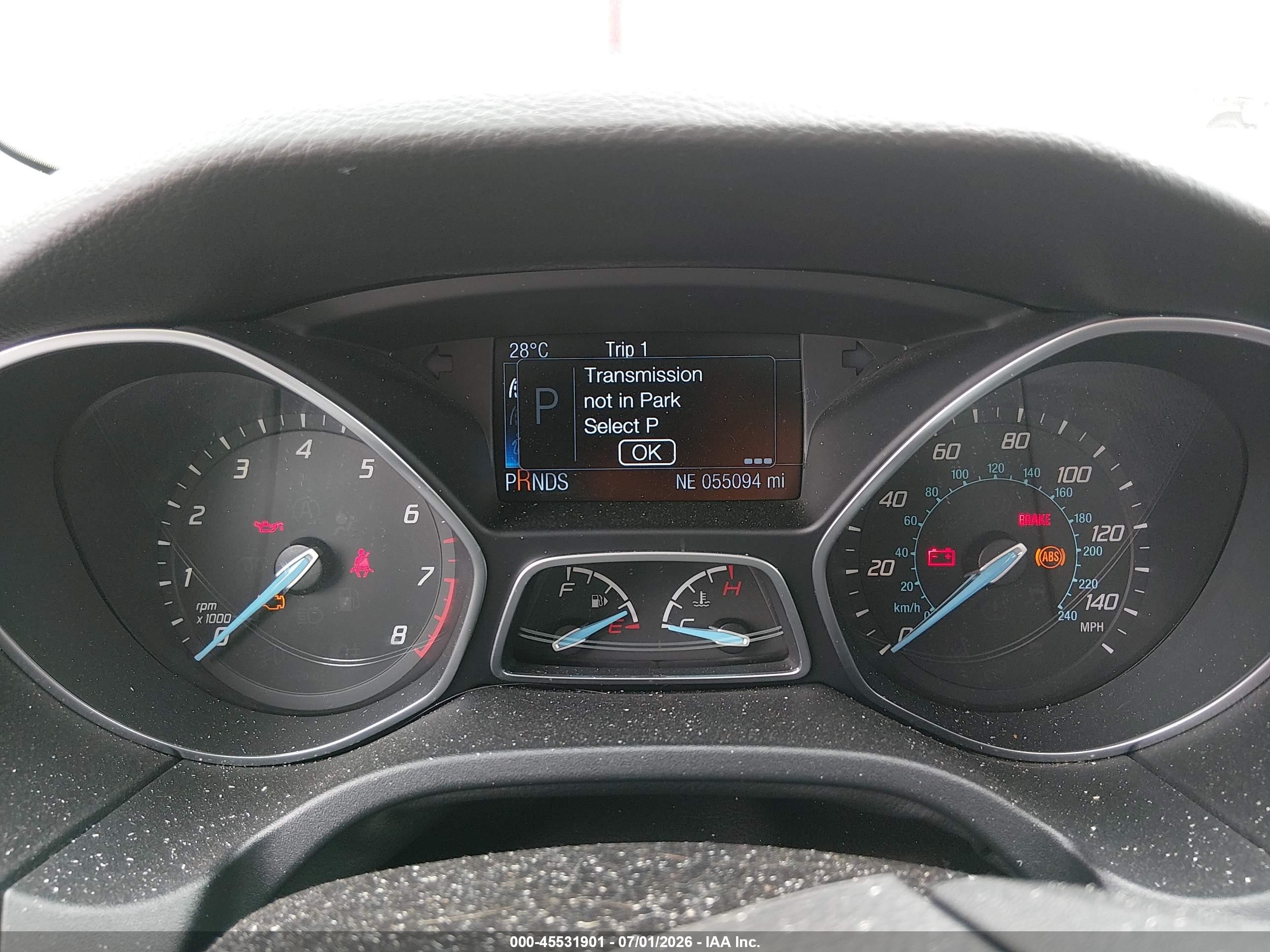 2014 Ford Focus Titanium Red vin: 1FADP3J27EL300435