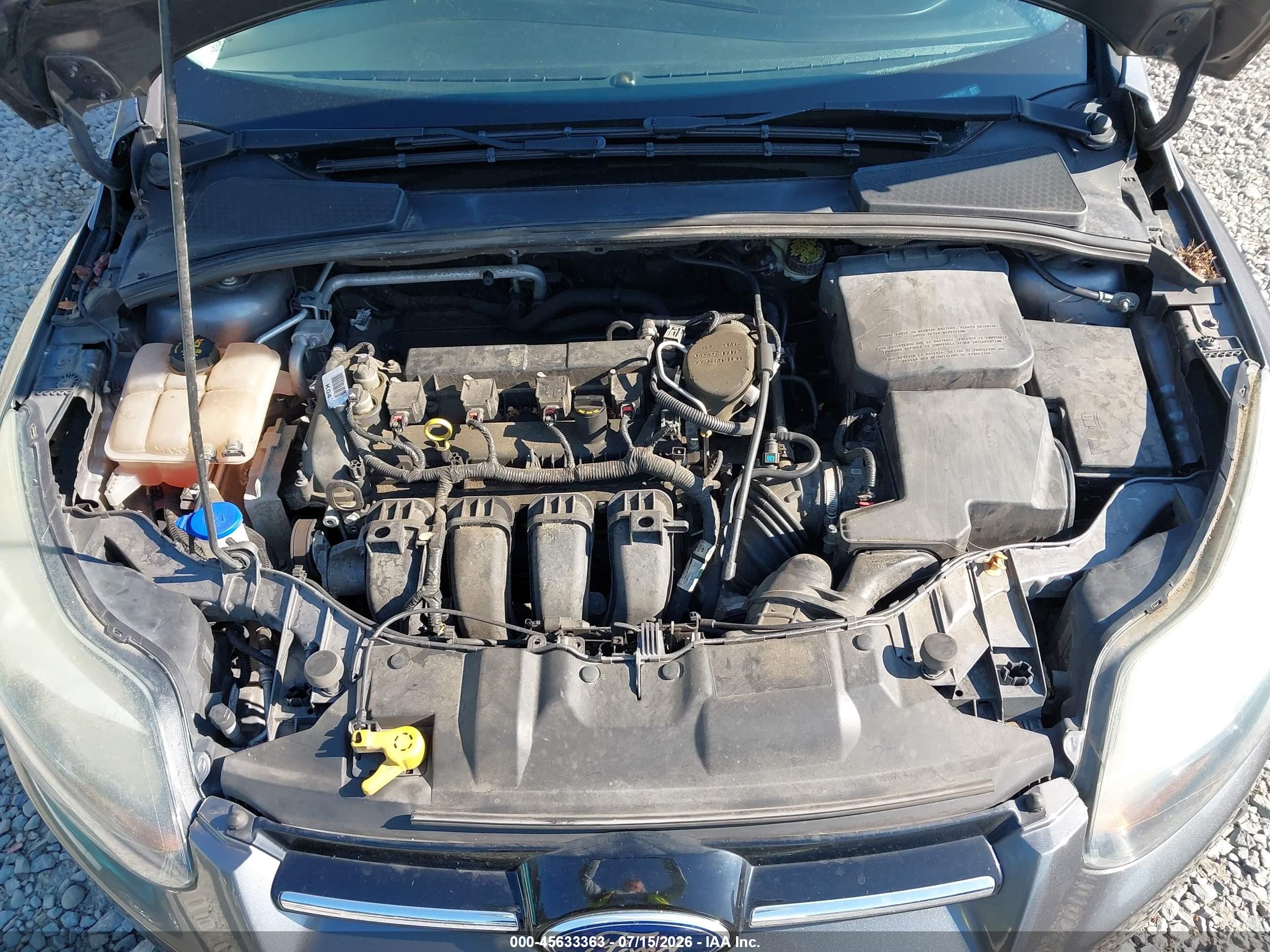 2014 Ford Focus Titanium Gray vin: 1FADP3J27EL407467