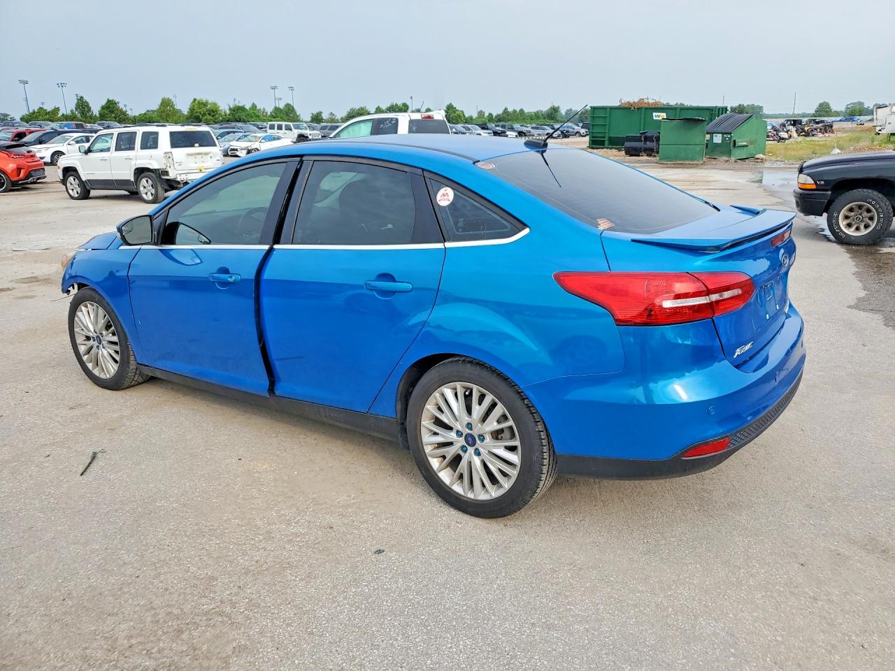 2015 Ford Focus Titanium Blue vin: 1FADP3J27FL239699