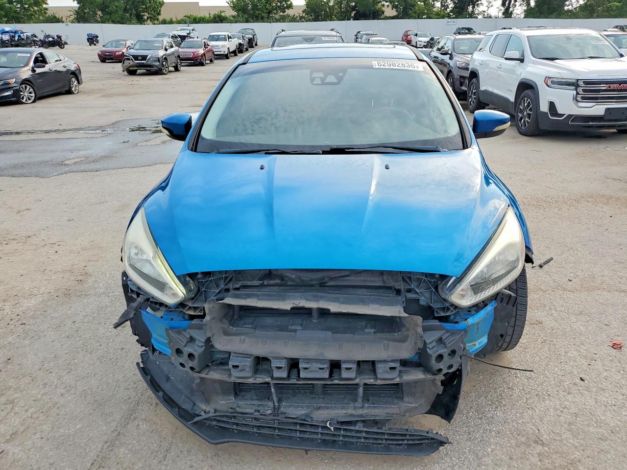 2015 Ford Focus Titanium Blue vin: 1FADP3J27FL239699