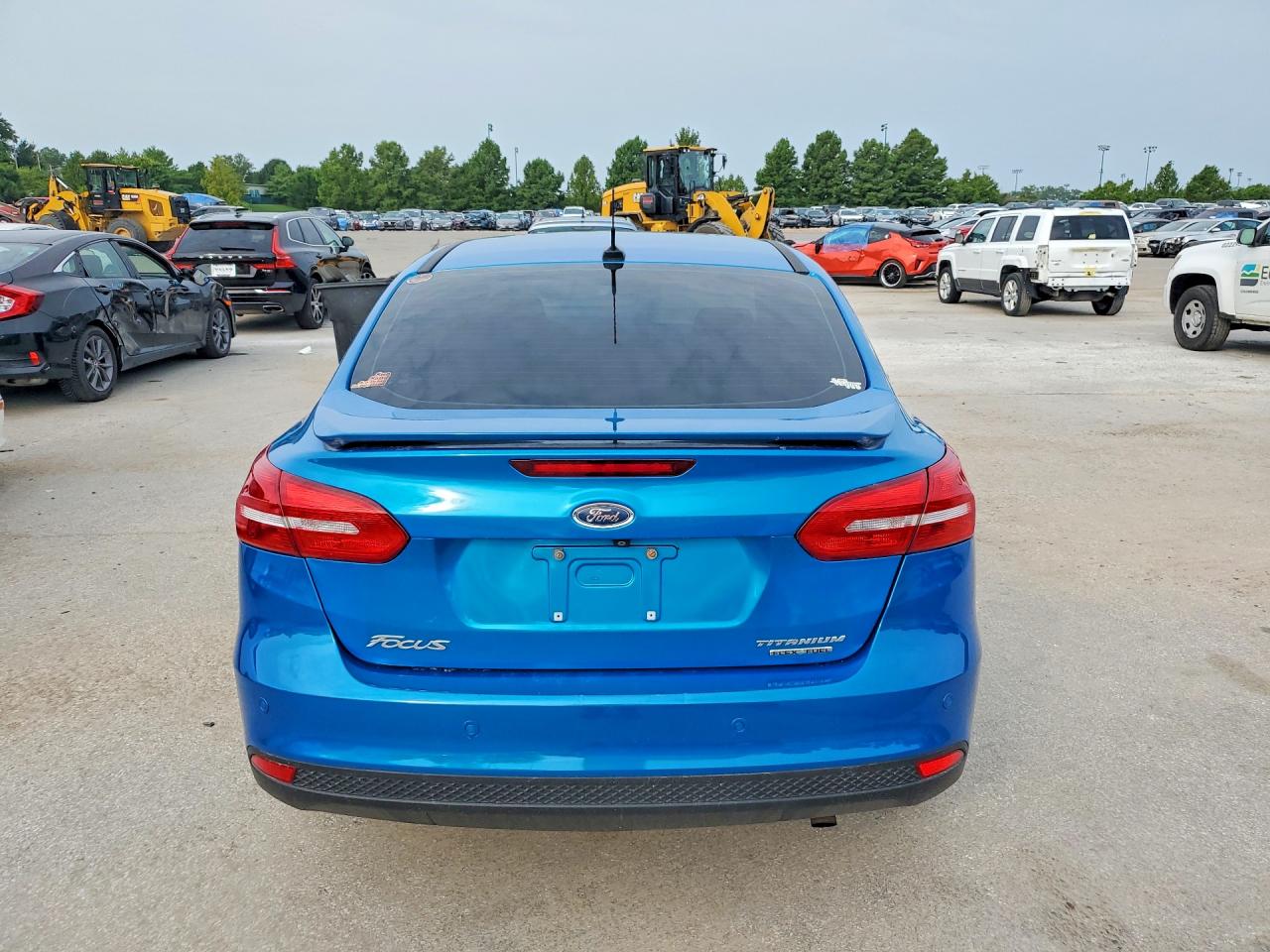 2015 Ford Focus Titanium Blue vin: 1FADP3J27FL239699
