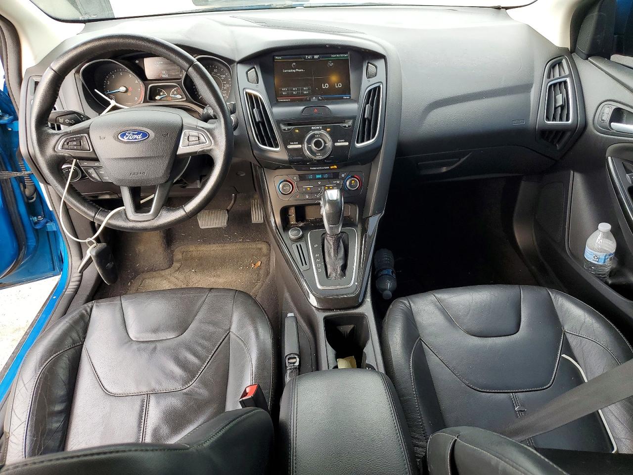 2015 Ford Focus Titanium Blue vin: 1FADP3J27FL239699