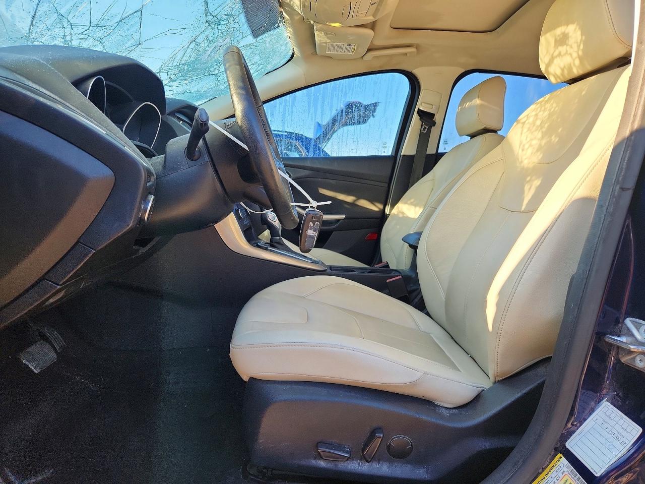 2017 Ford Focus Titanium Синий vin: 1FADP3J27HL268557