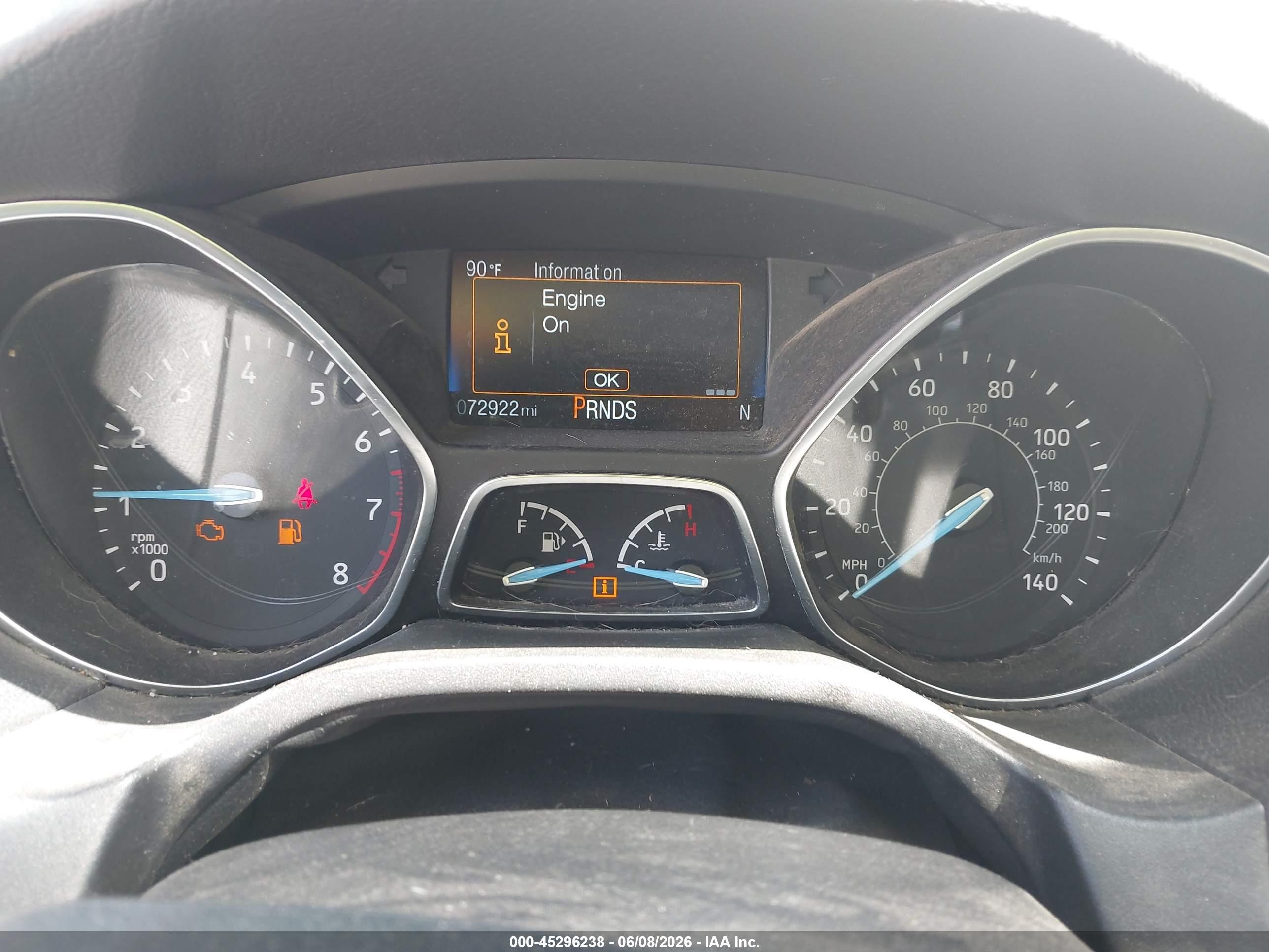 2018 Ford Focus Titanium Tan vin: 1FADP3J27JL272095