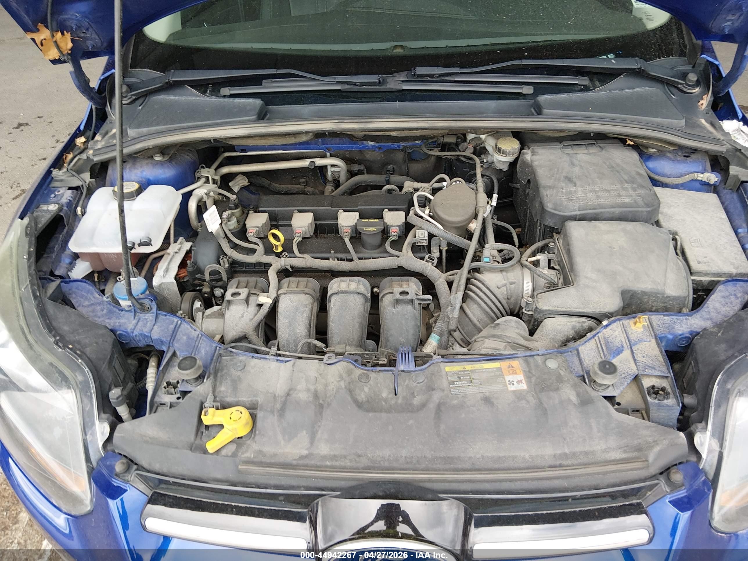 2013 Ford Focus Titanium Blue vin: 1FADP3J28DL115728