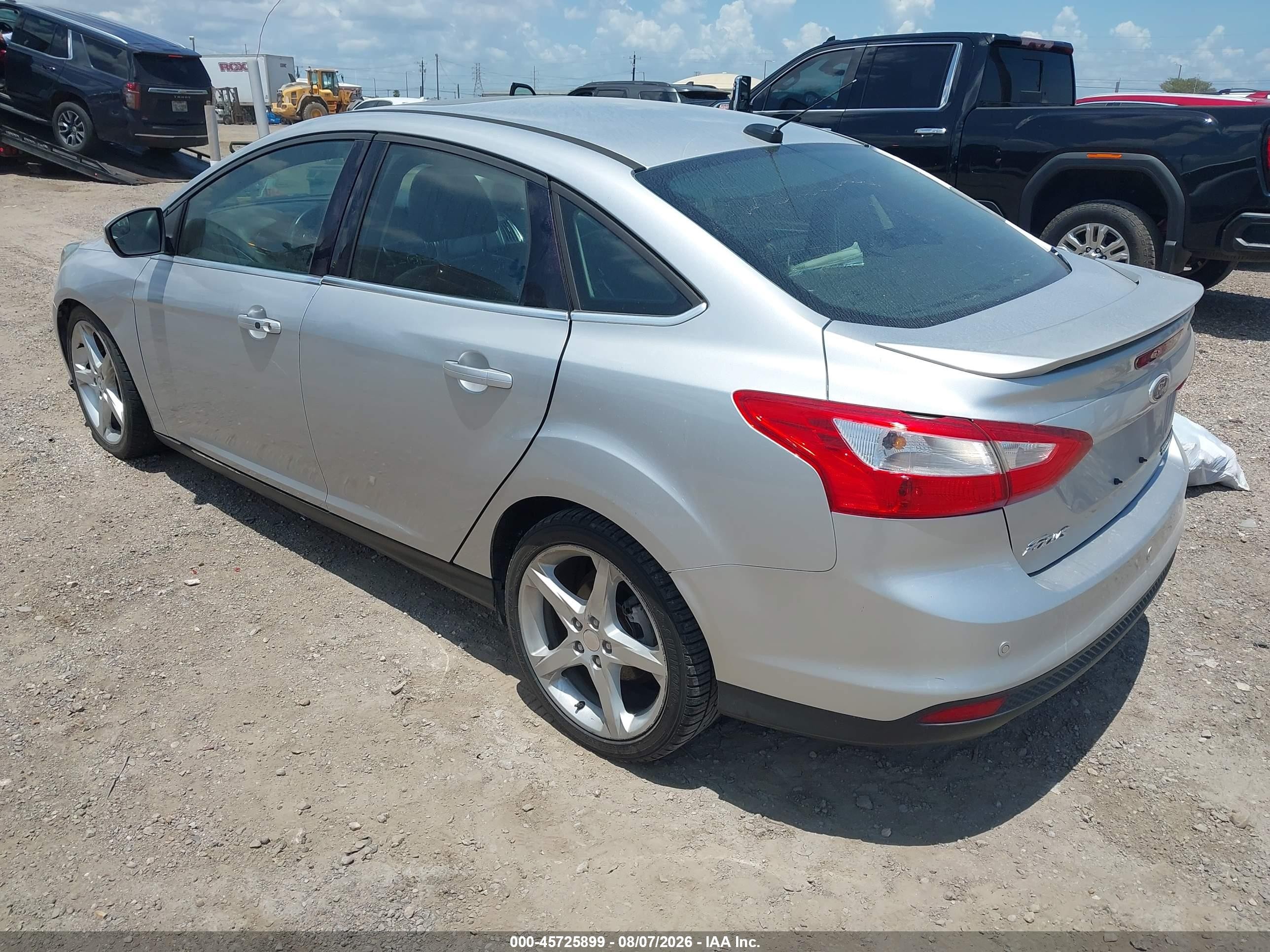 2013 Ford Focus Titanium Silver vin: 1FADP3J28DL177839