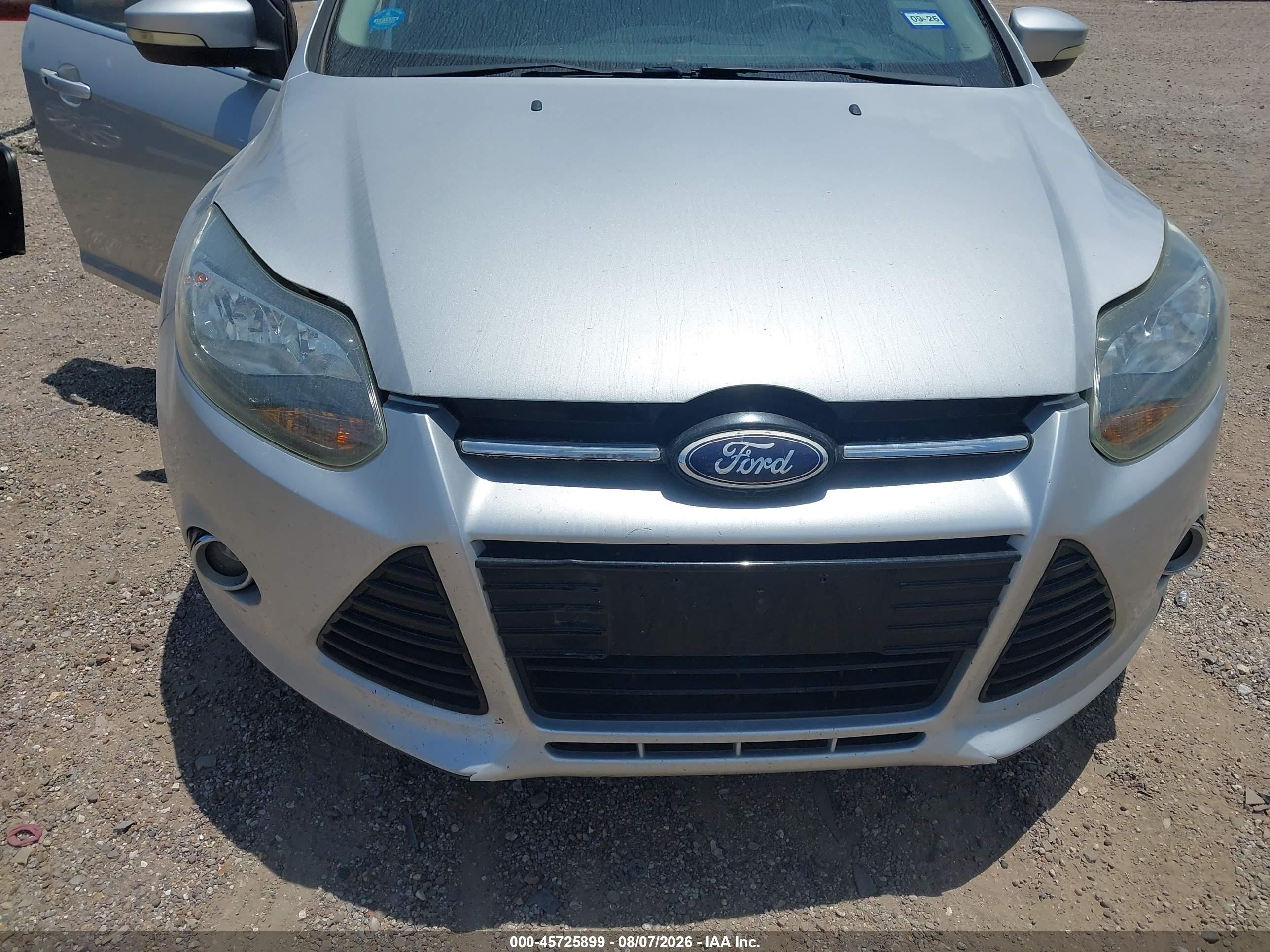 2013 Ford Focus Titanium Silver vin: 1FADP3J28DL177839