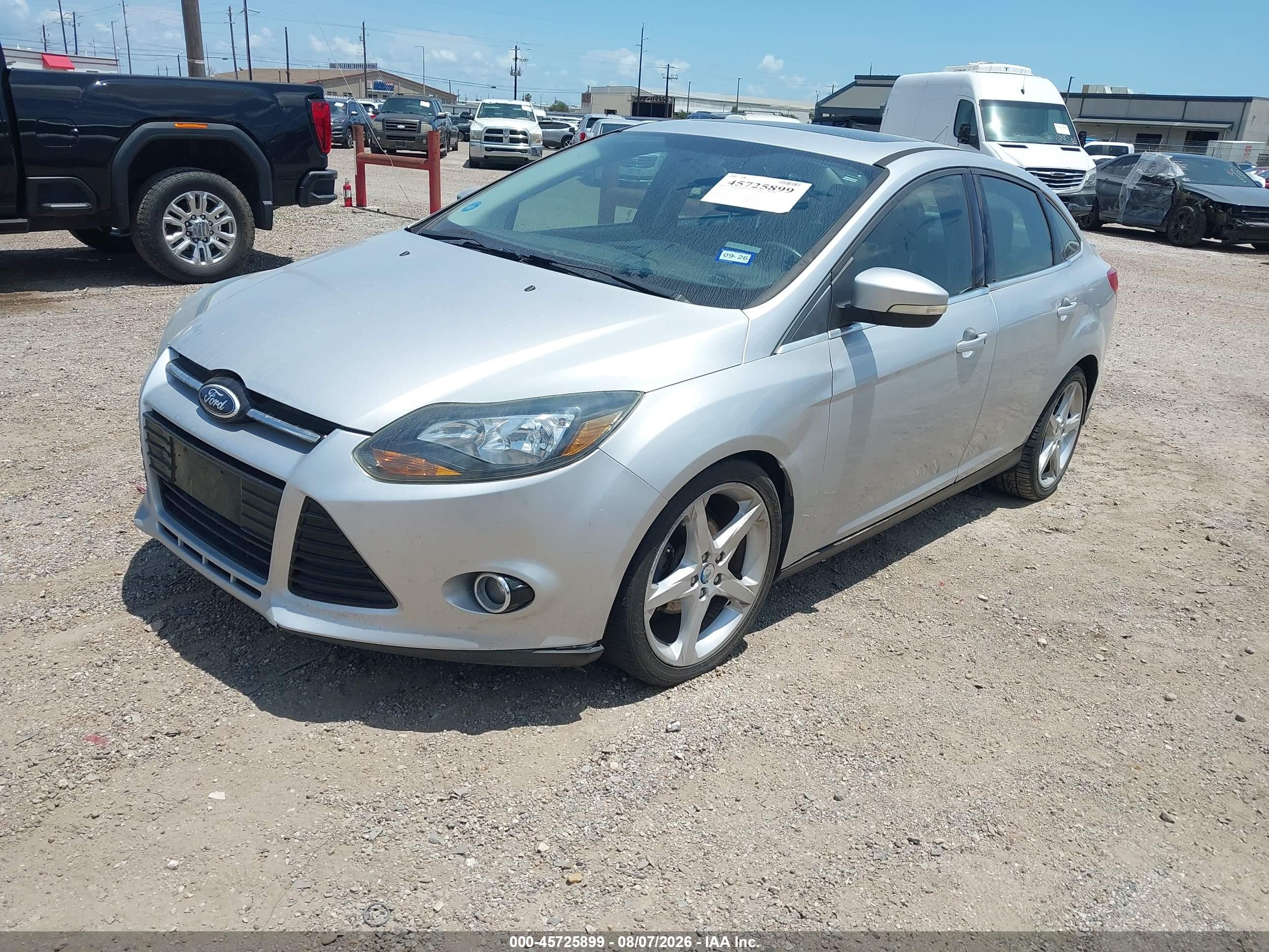 2013 Ford Focus Titanium Silver vin: 1FADP3J28DL177839