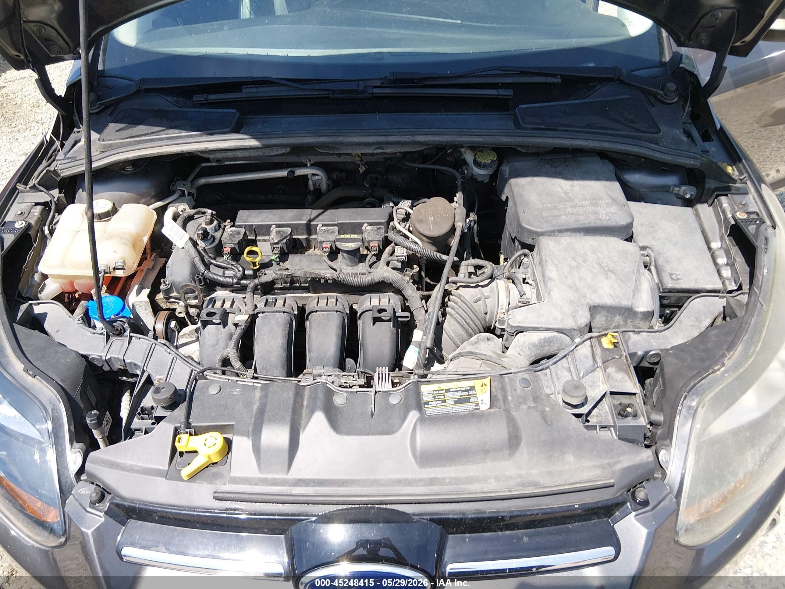 2013 Ford Focus Titanium Gray vin: 1FADP3J28DL188419