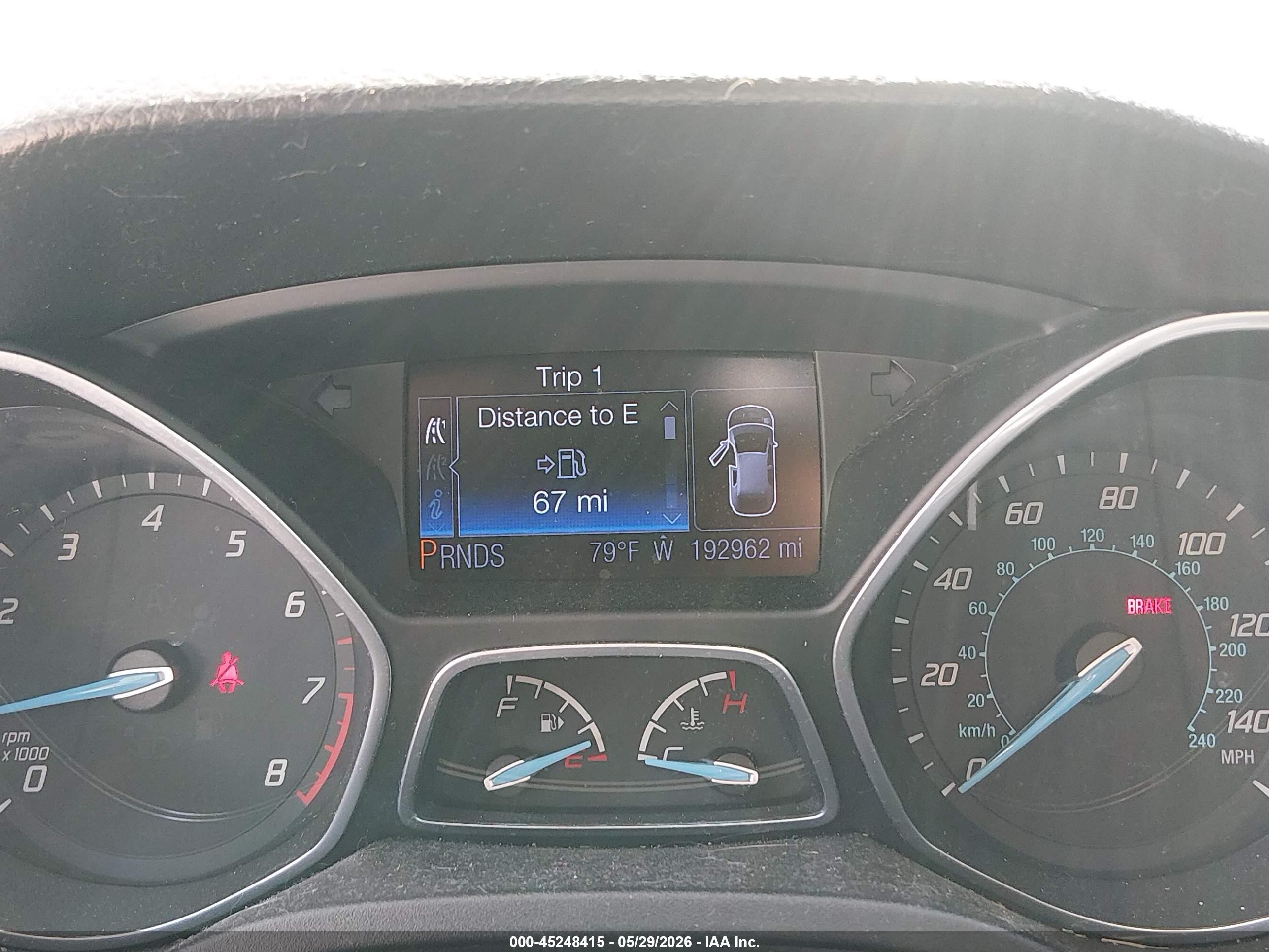 2013 Ford Focus Titanium Gray vin: 1FADP3J28DL188419