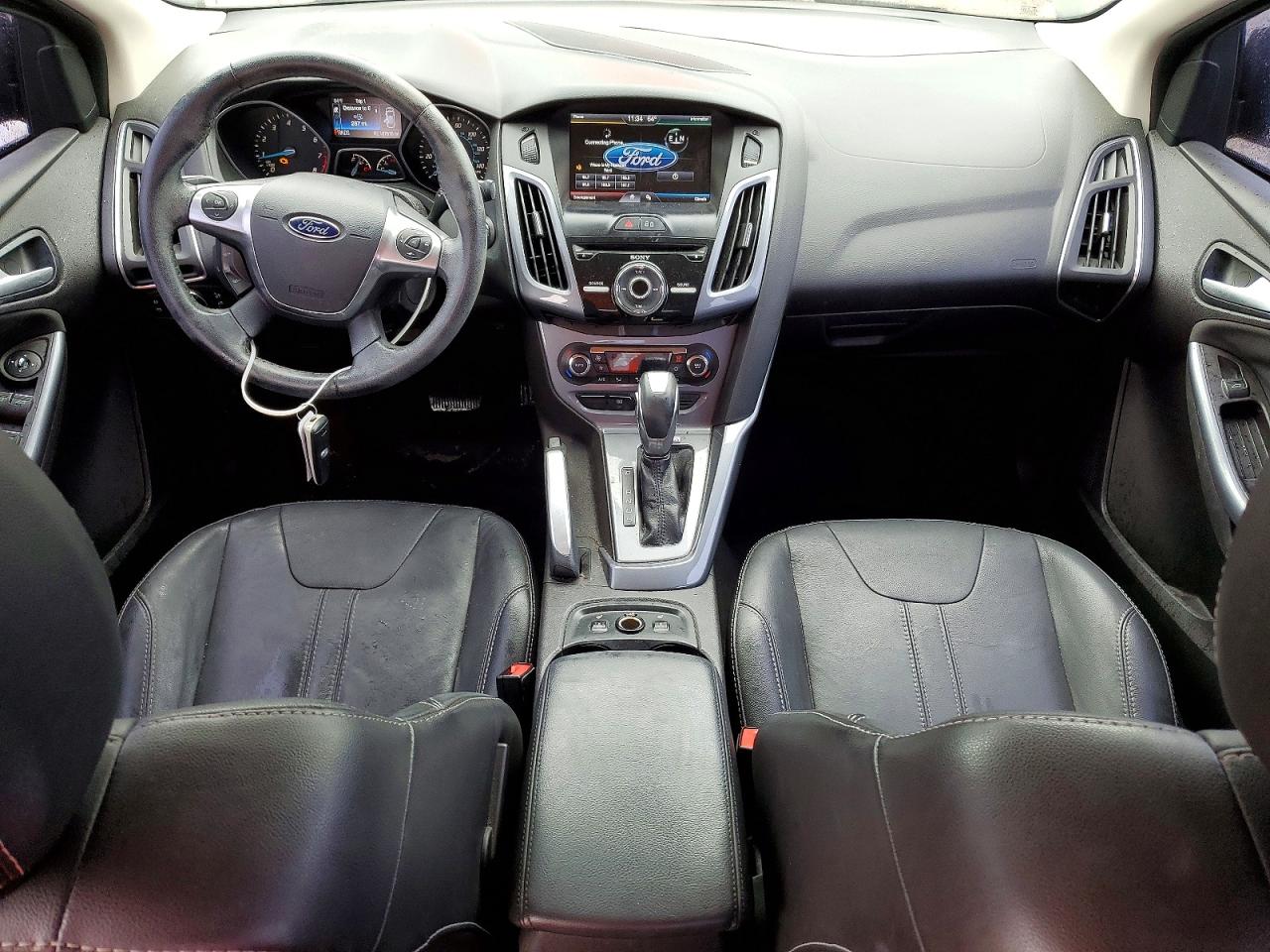 2014 Ford Focus Titanium Black vin: 1FADP3J28EL128870