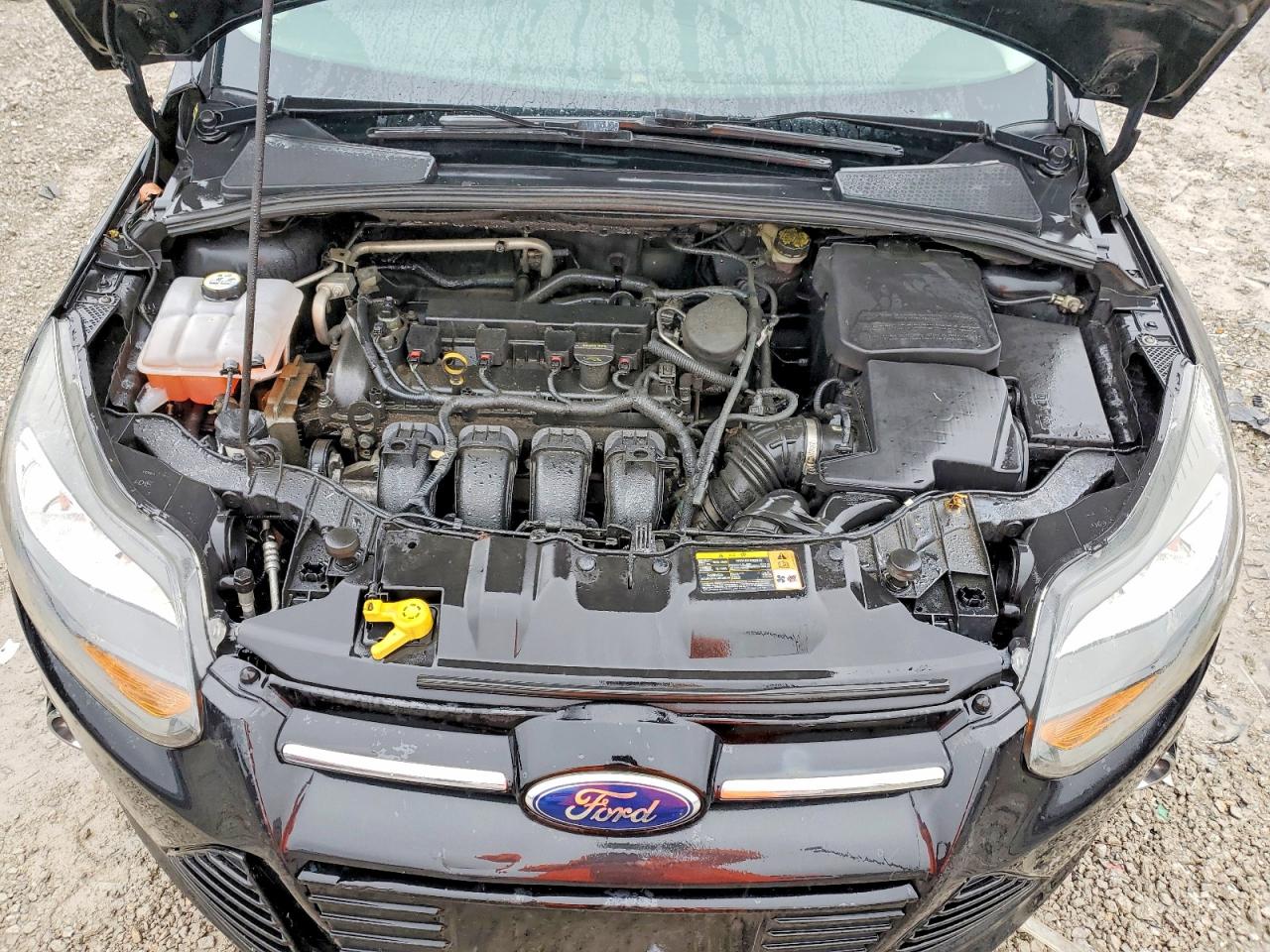 2014 Ford Focus Titanium Black vin: 1FADP3J28EL128870